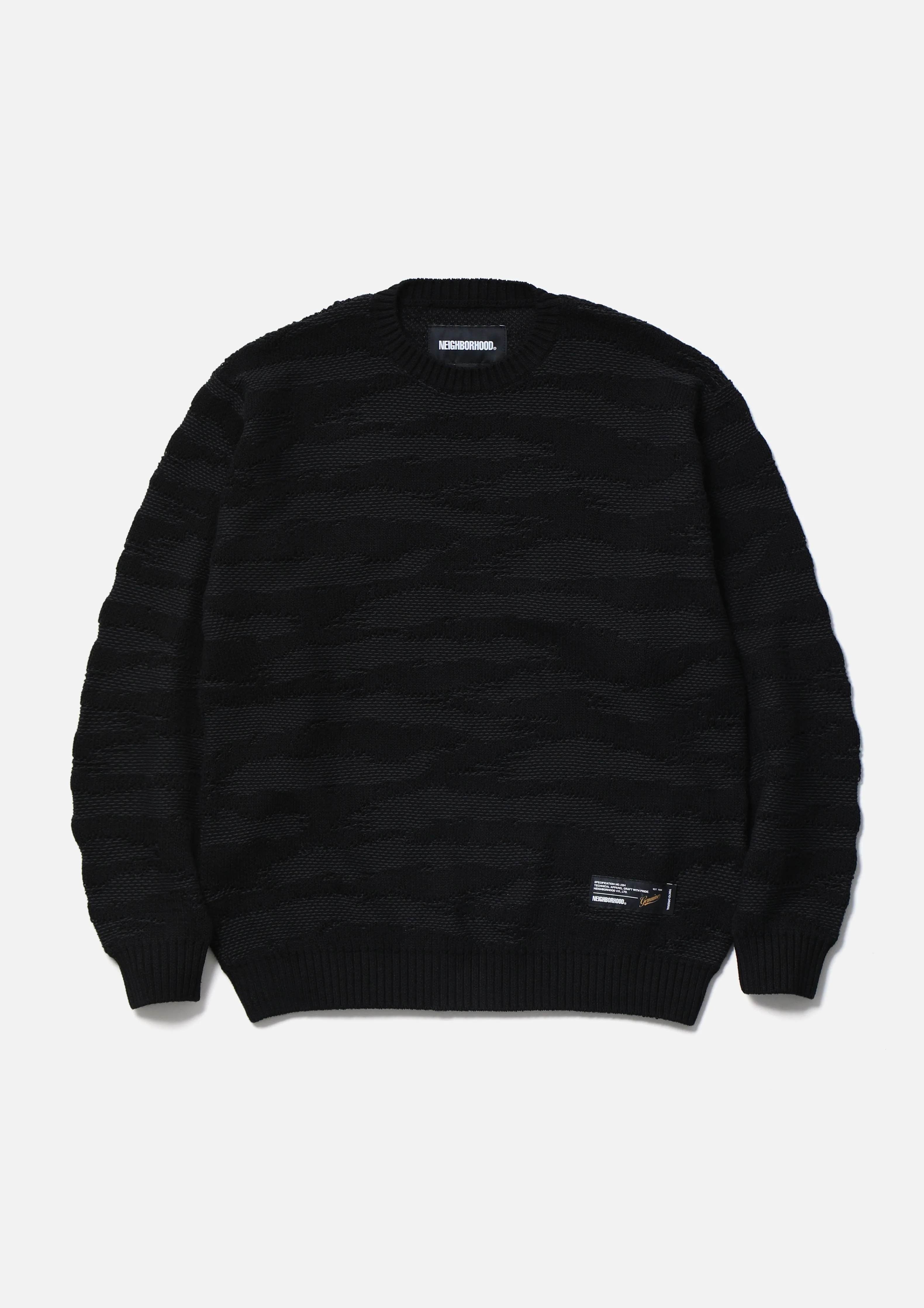 CAMO PATTERN CREWNECK SWEATER sold by Neighborhood product image thumbnail 2