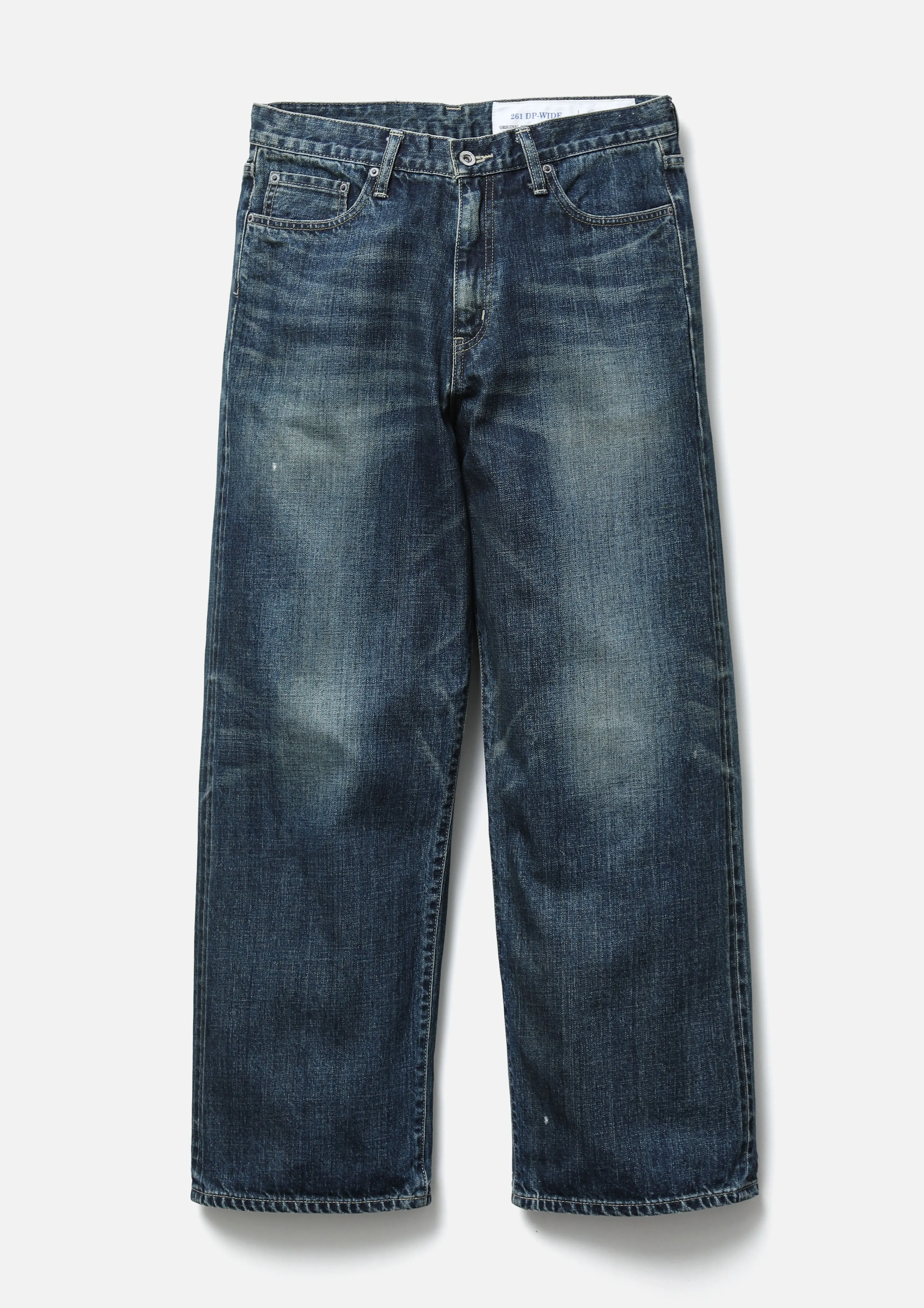 WASHED DENIM DP WIDE PANTS sold by Neighborhood