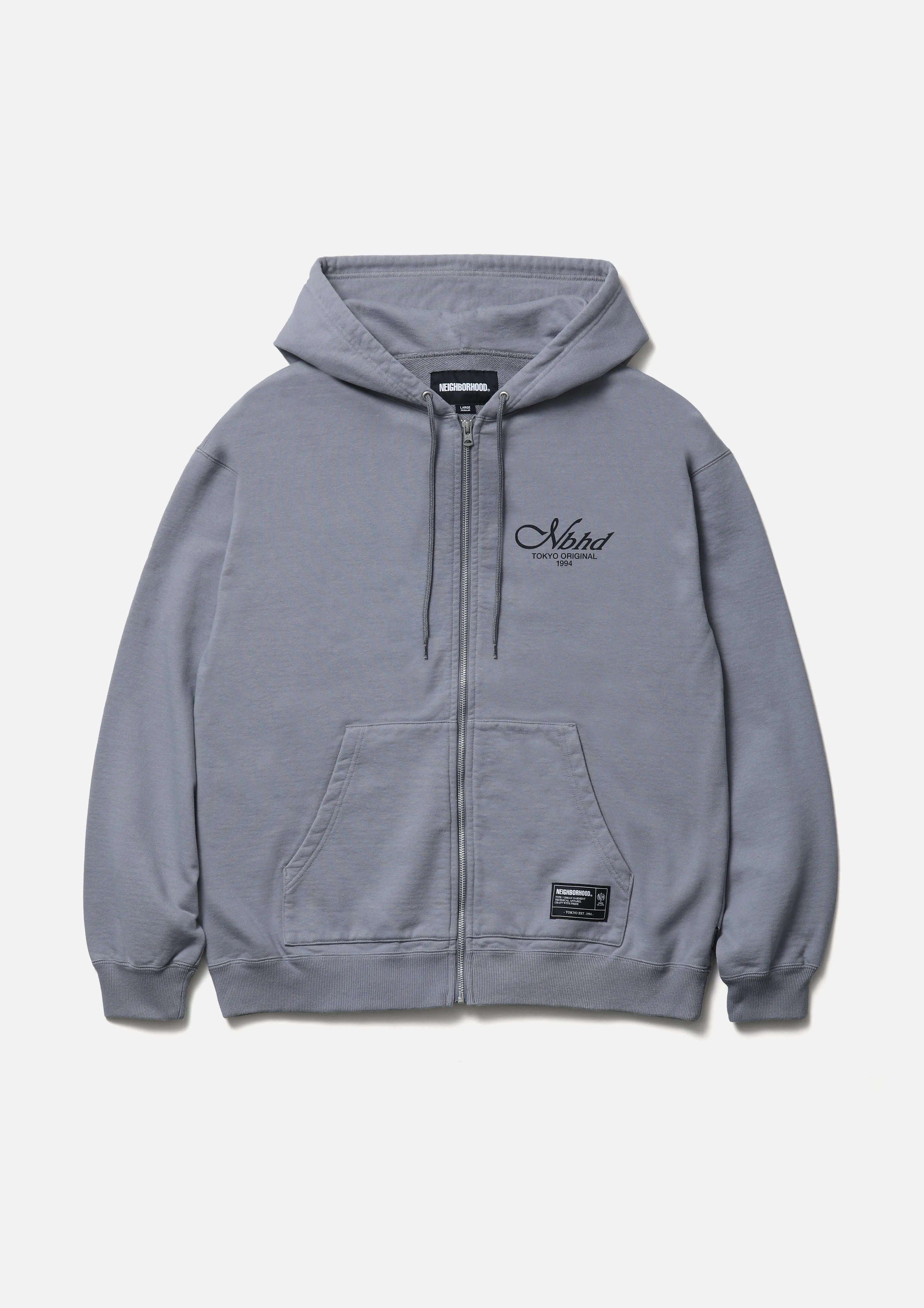STAPLE SWEAT ZIP HOODIE LS sold by Neighborhood product image thumbnail 3