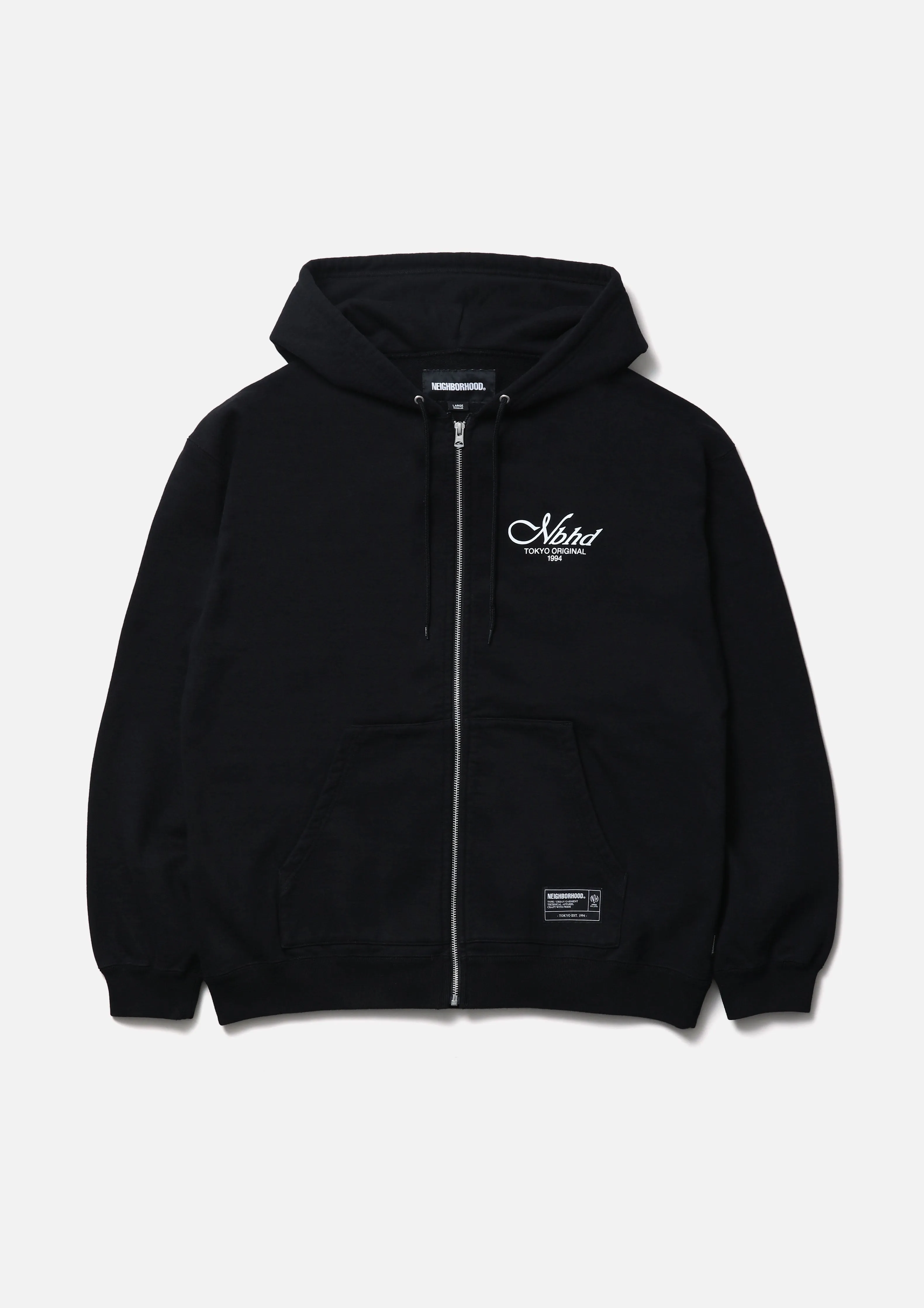 STAPLE SWEAT ZIP HOODIE LS sold by Neighborhood product image thumbnail 2