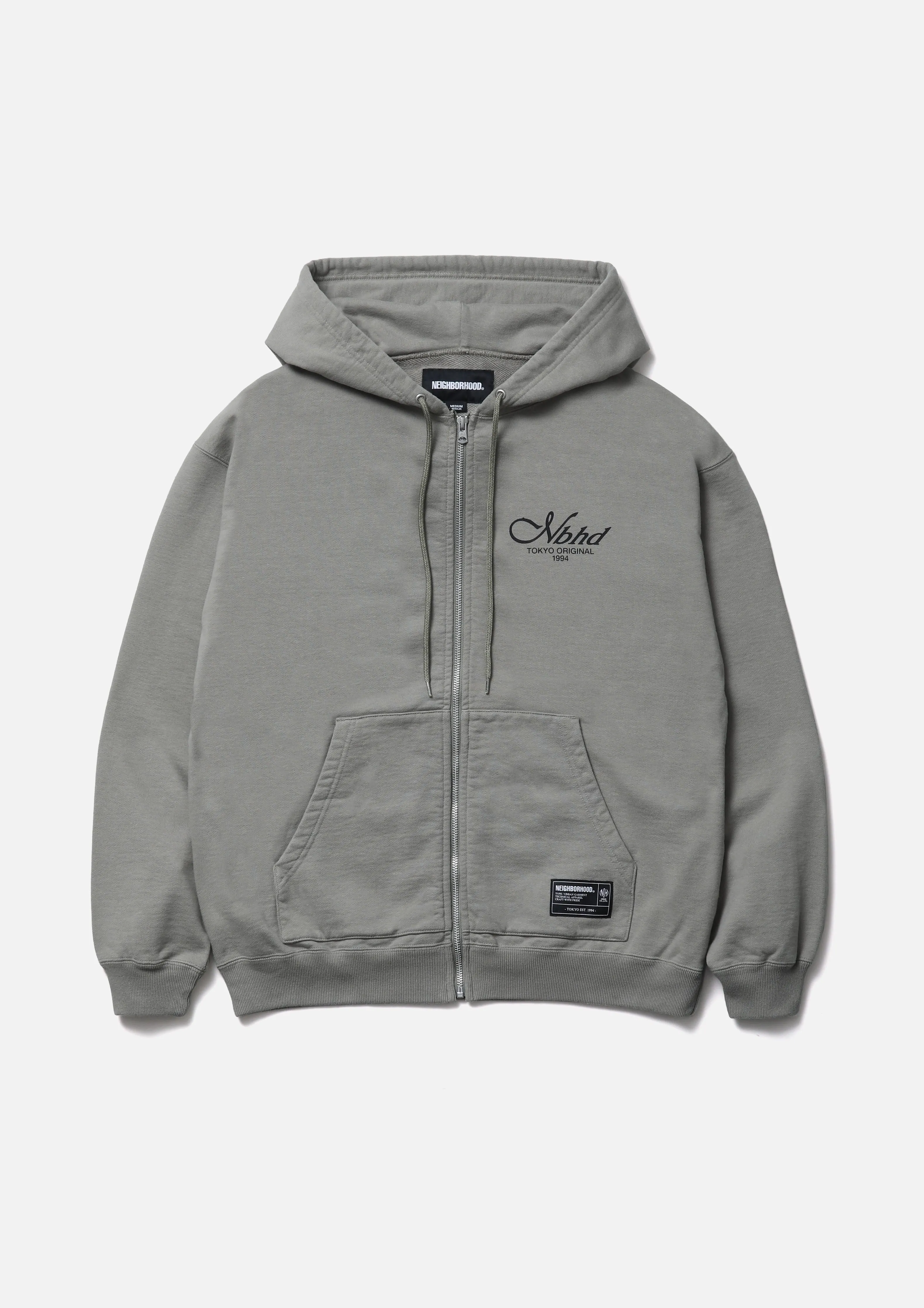 STAPLE SWEAT ZIP HOODIE LS sold by Neighborhood product image thumbnail 4