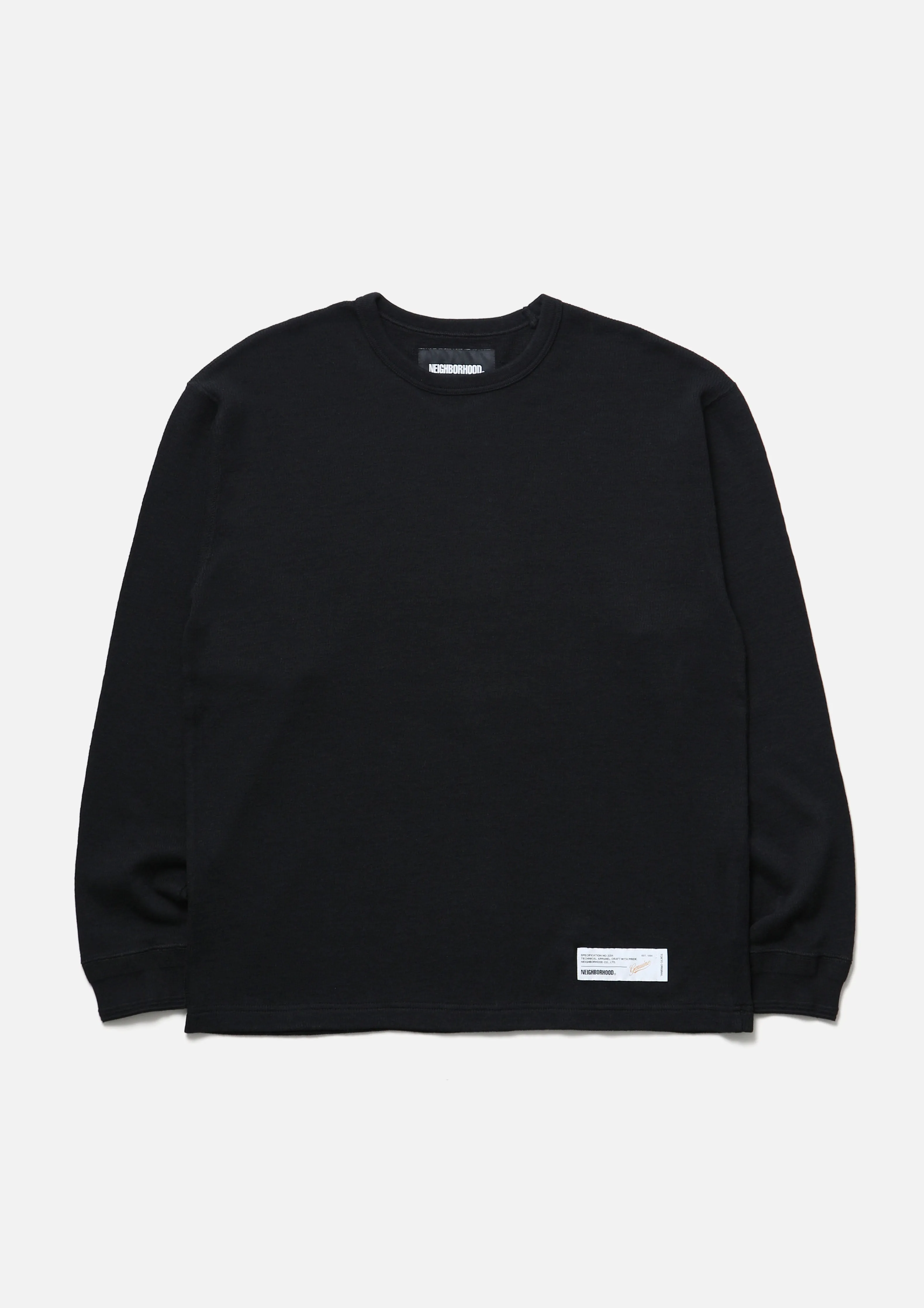 HONEYCOMB FABRIC CREWNECK LS sold by Neighborhood product image thumbnail 2