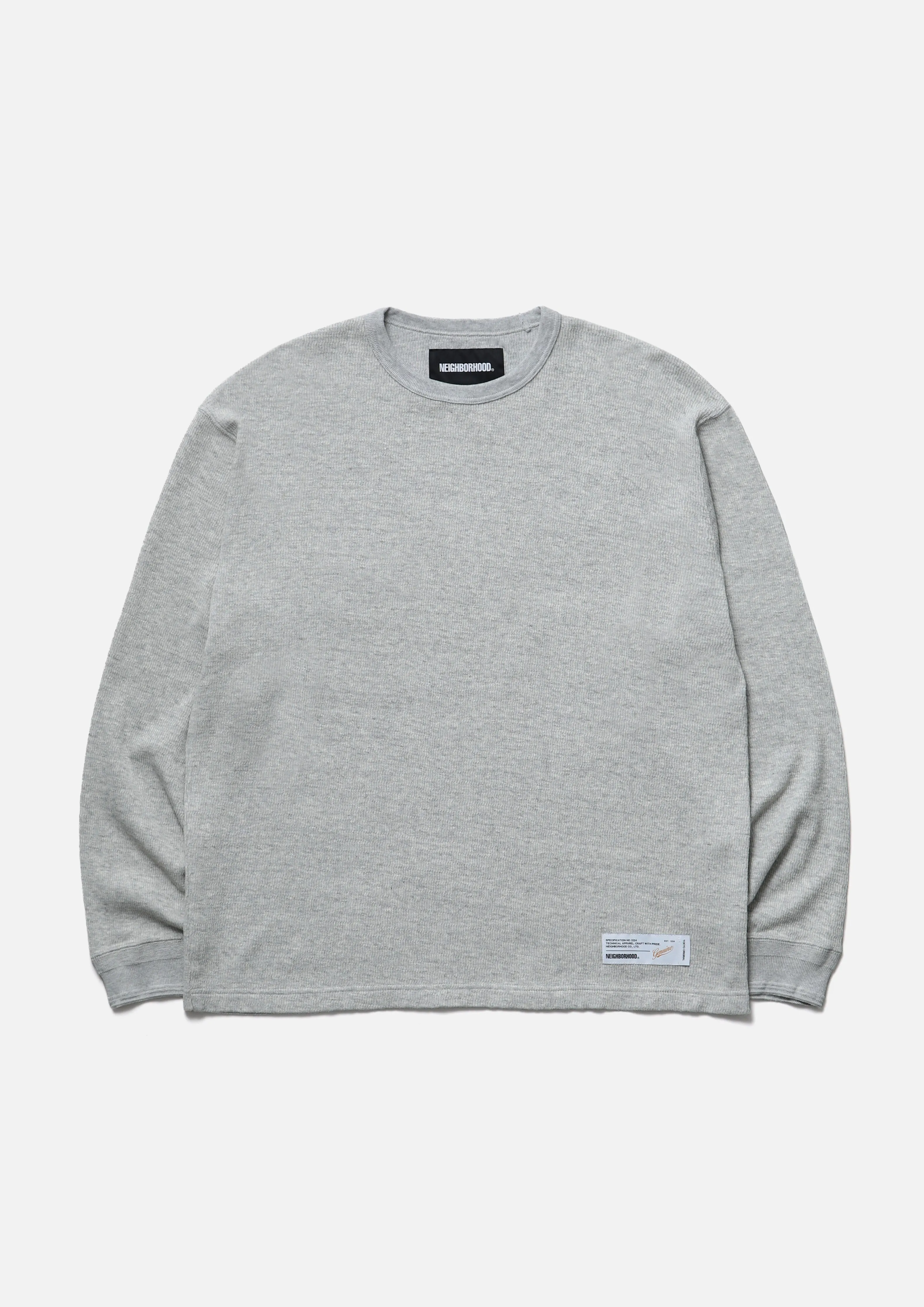 HONEYCOMB FABRIC CREWNECK LS sold by Neighborhood product image thumbnail 3
