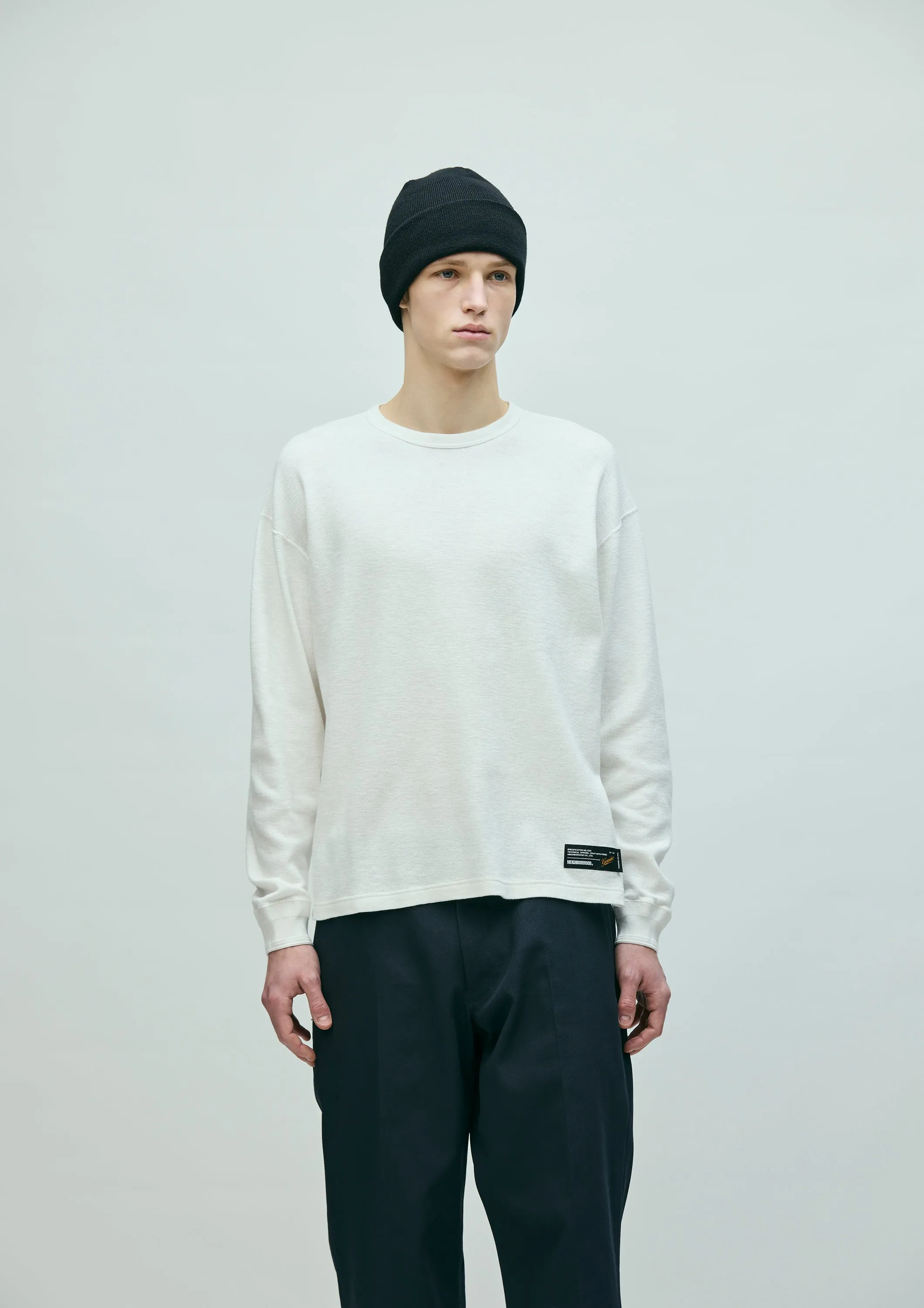 HONEYCOMB FABRIC CREWNECK LS sold by Neighborhood product image thumbnail 5