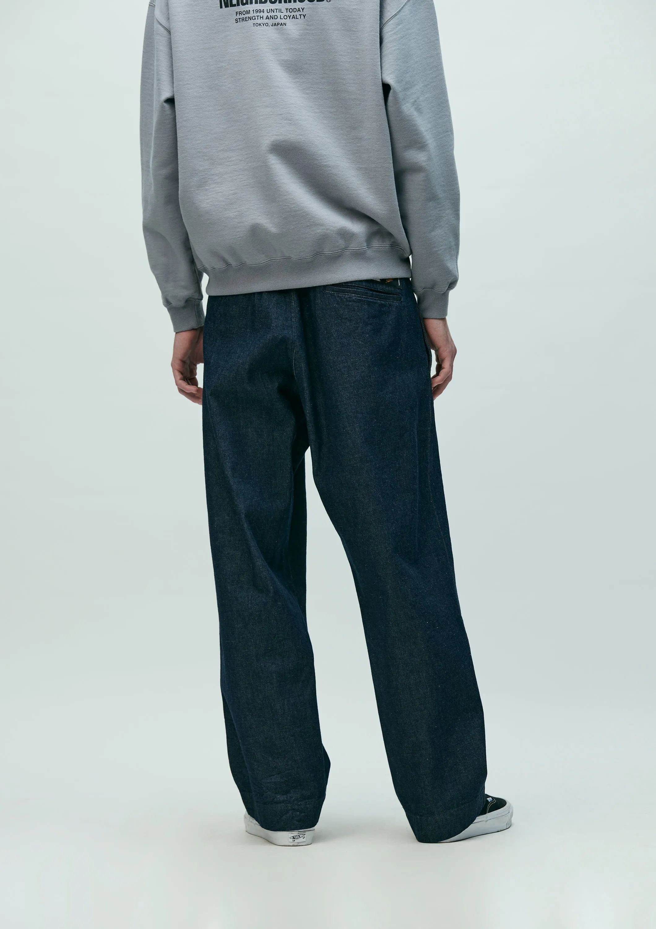 DENIM TUCK PANTS sold by Neighborhood product image thumbnail 5
