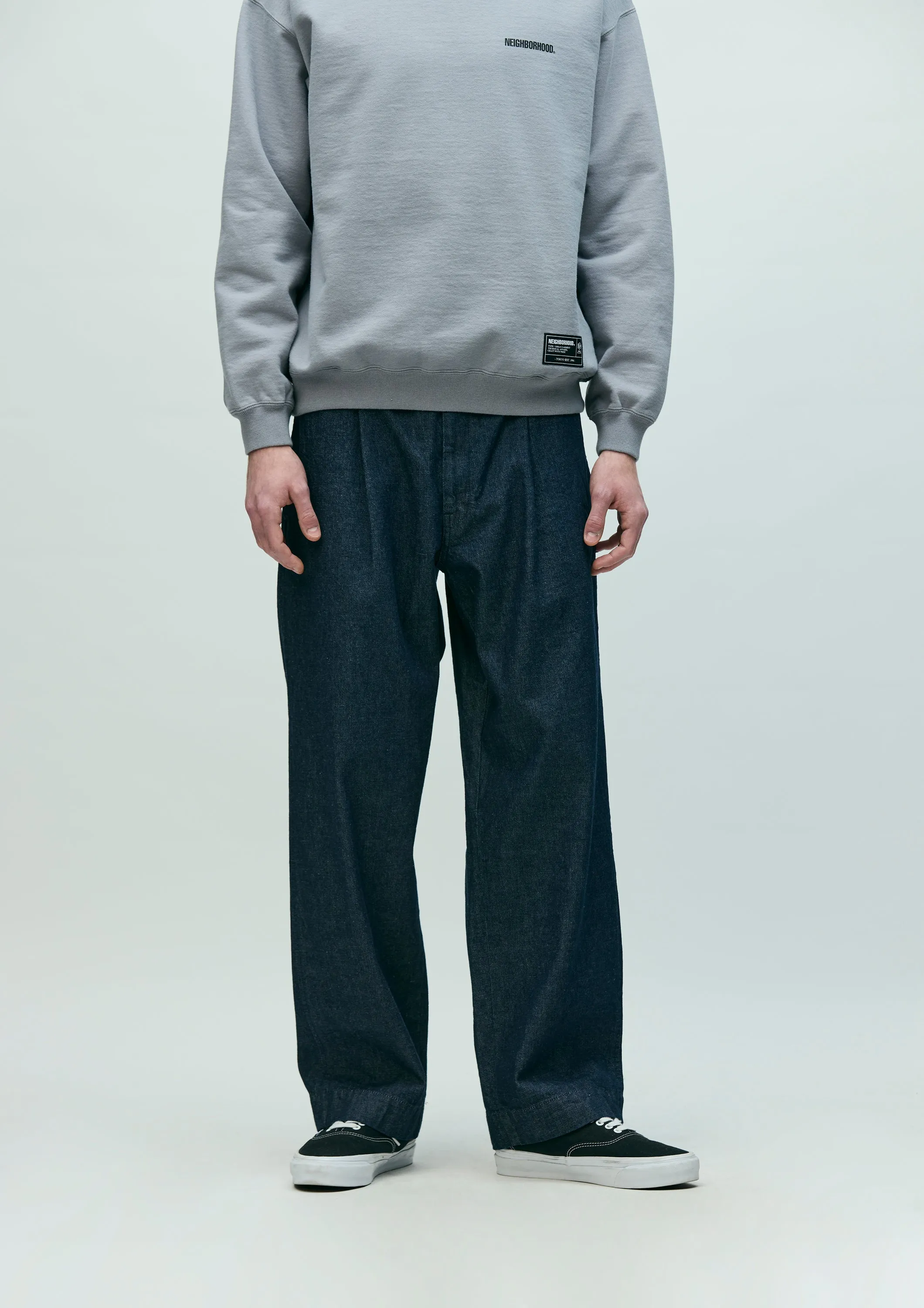 DENIM TUCK PANTS sold by Neighborhood product image thumbnail 4