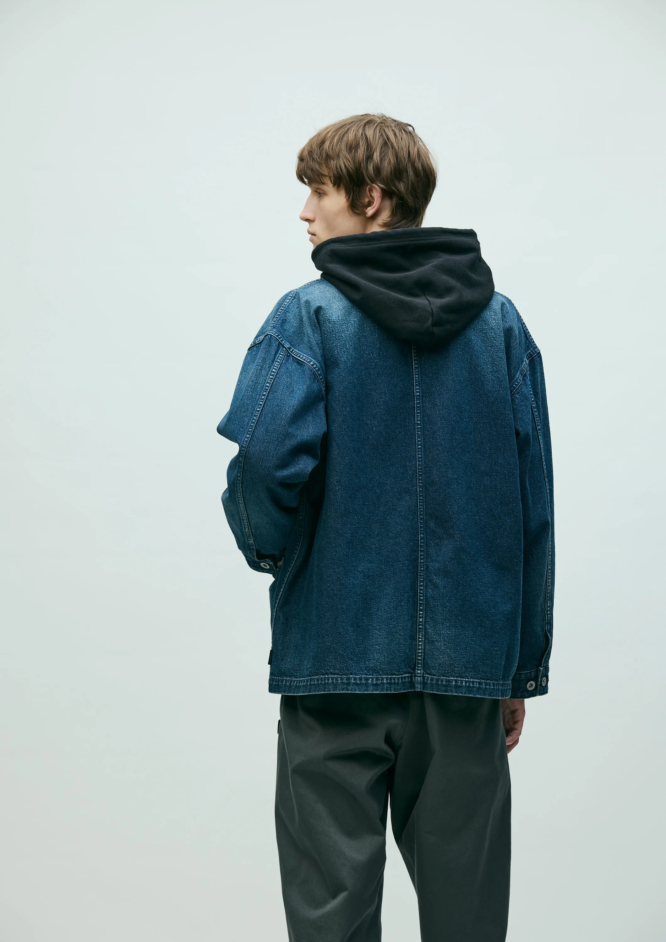 WASHED DENIM COVERALL JACKET sold by Neighborhood product image thumbnail 5