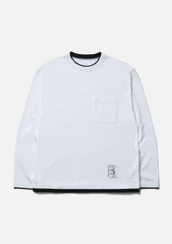 BW . LAYERED TRIM CREWNECK LS sold by Neighborhood