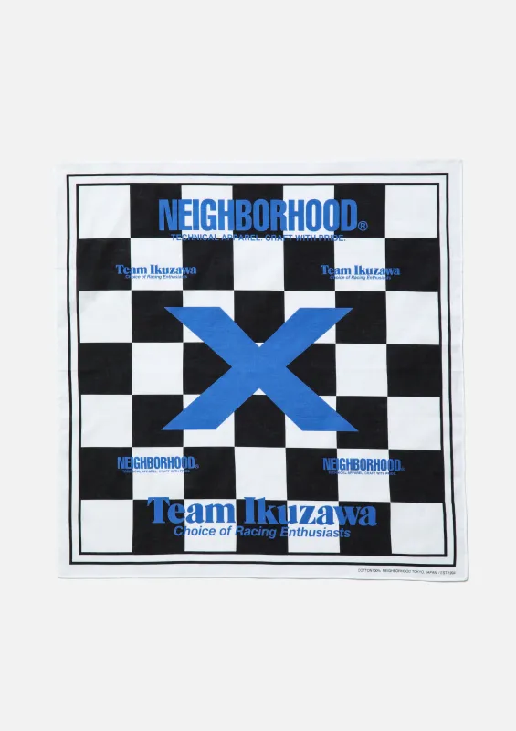 NH X TEAM IKUZAWA . BANDANA made by Neighborhood