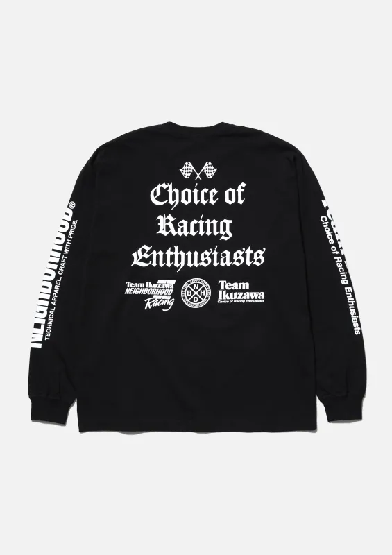 NH X TEAM IKUZAWA . TEE LS made by Neighborhood