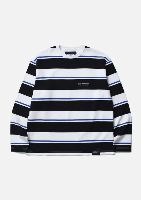 BORDER CREW NECK LS made by Neighborhood