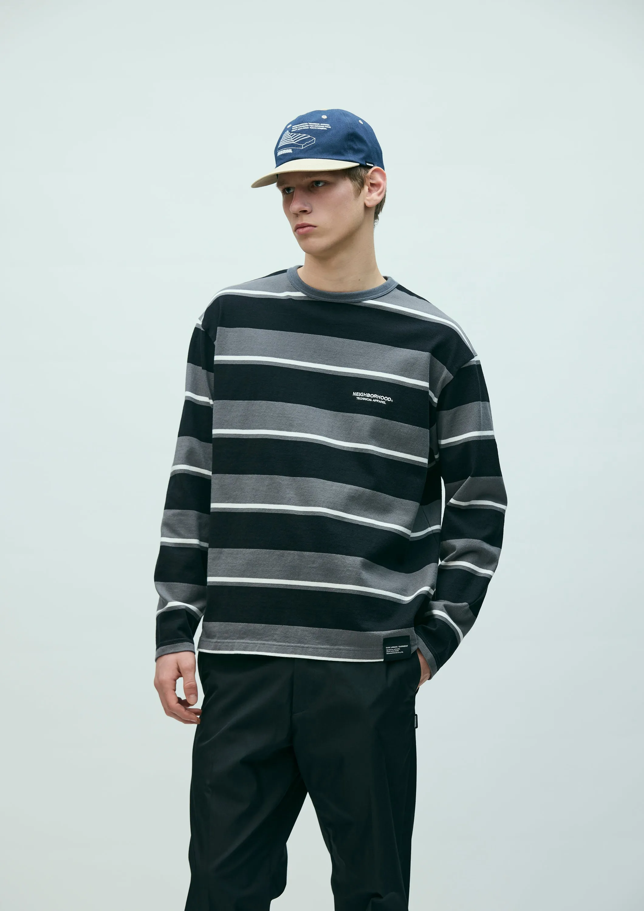 BORDER CREW NECK LS sold by Neighborhood product image thumbnail 4
