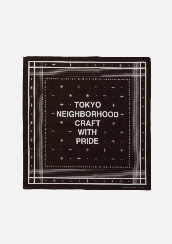 LINE PATTERN BANDANA made by Neighborhood