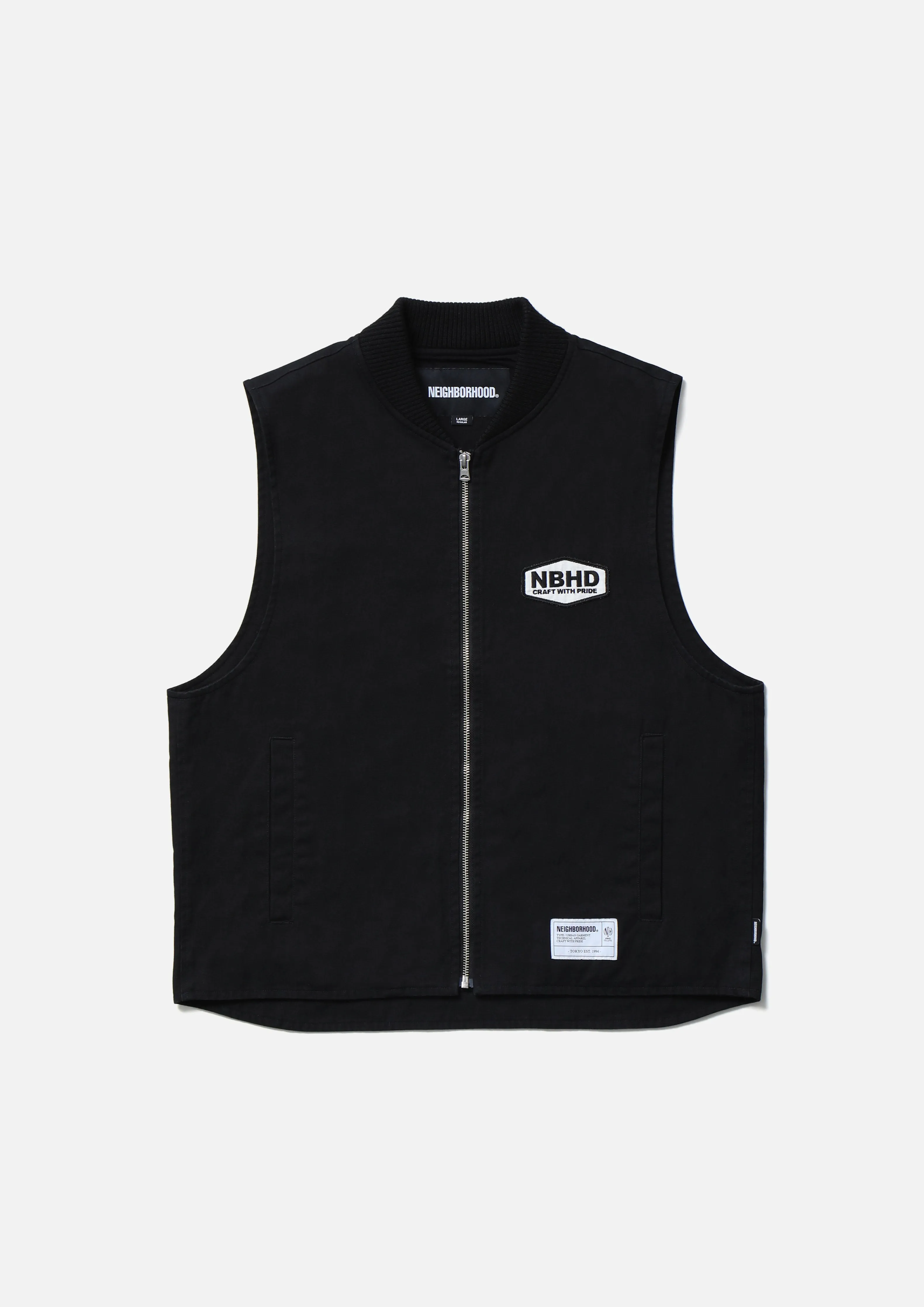 ZIP WORK VEST sold by Neighborhood