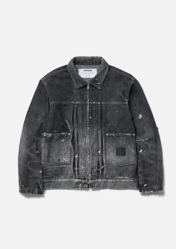 SAVAGE LW DENIM ZIP JACKET made by Neighborhood