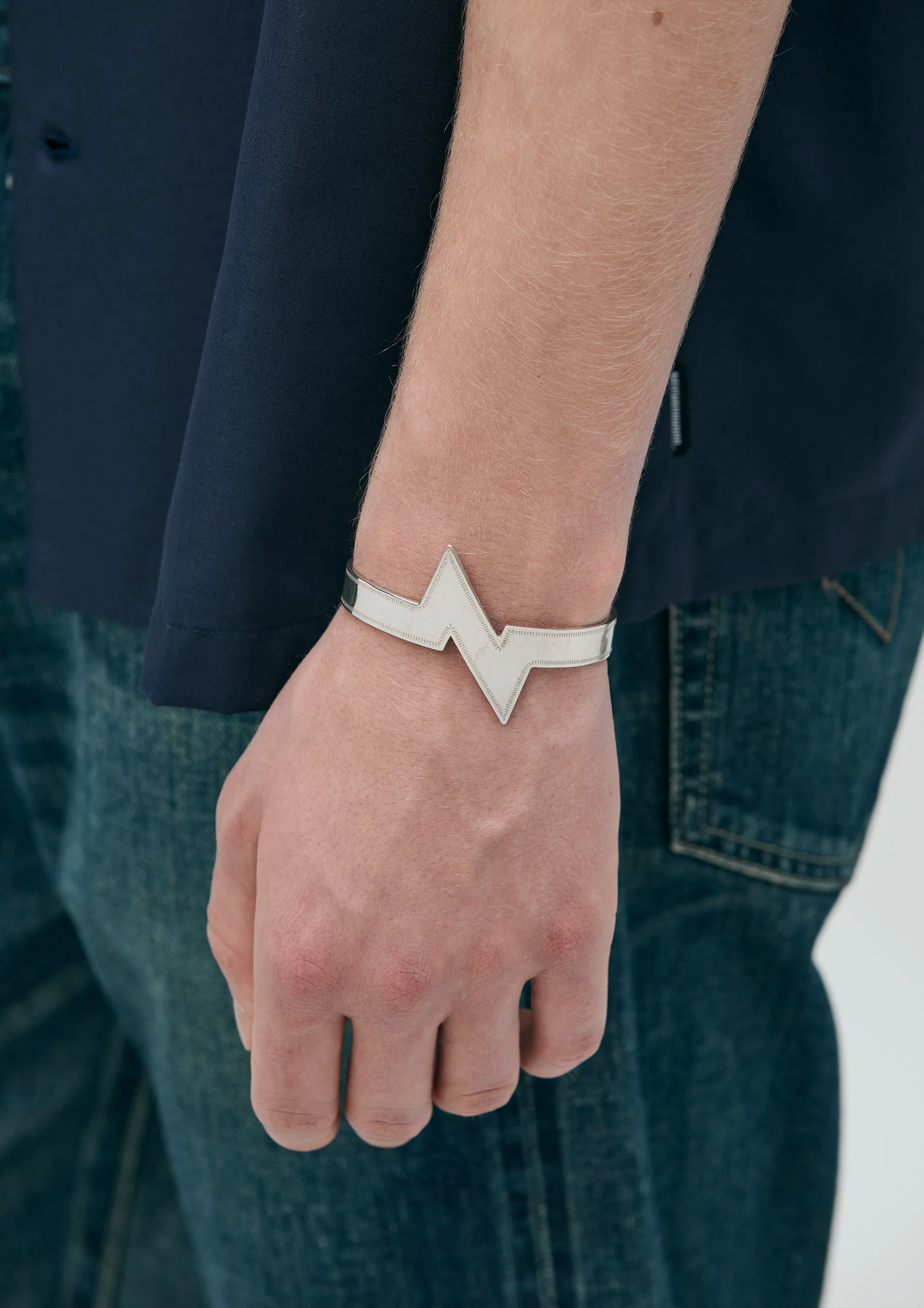 SILVER BANGLE sold by Neighborhood product image thumbnail 3