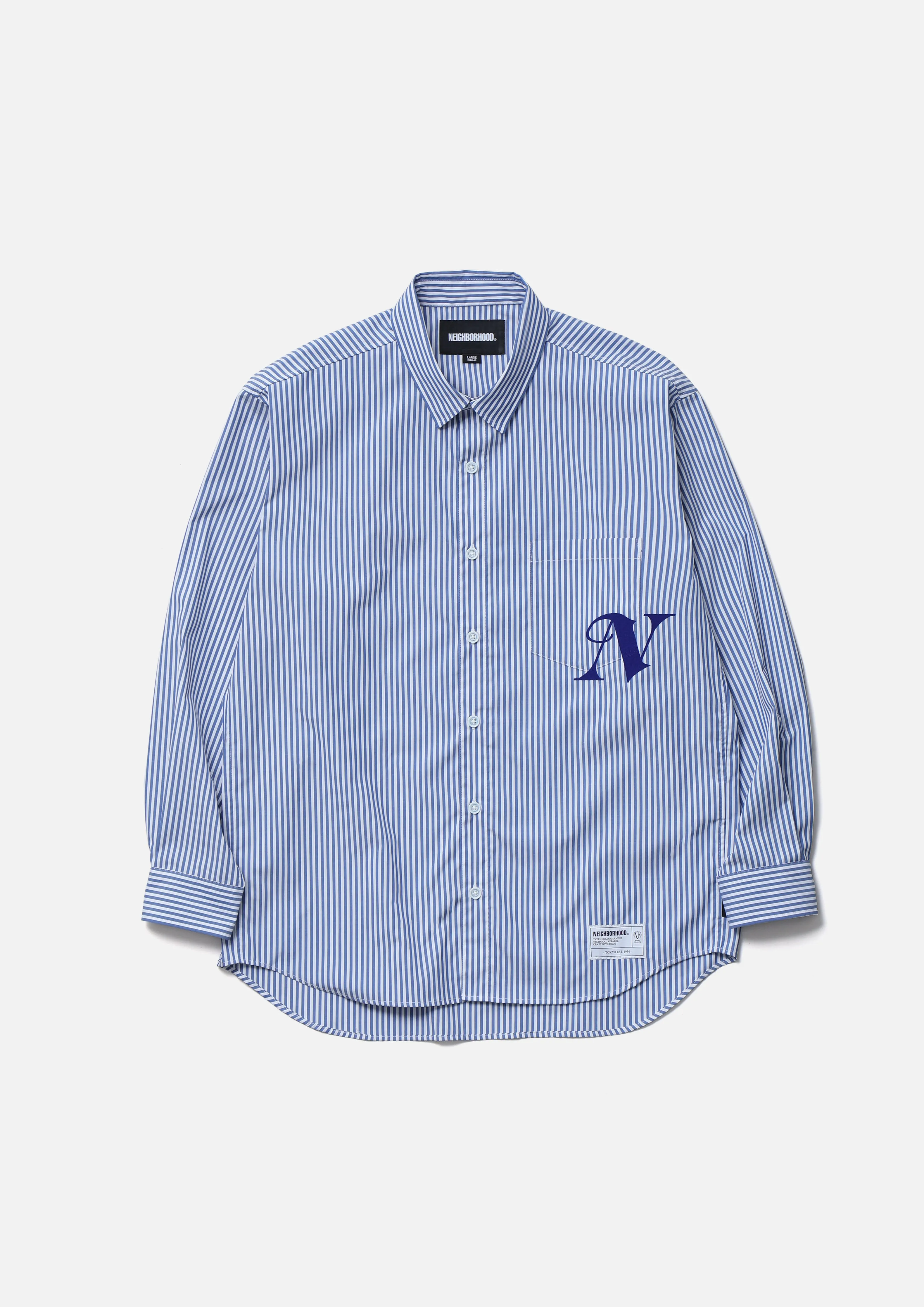 STRIPE SHIRT LS sold by Neighborhood product image thumbnail 2