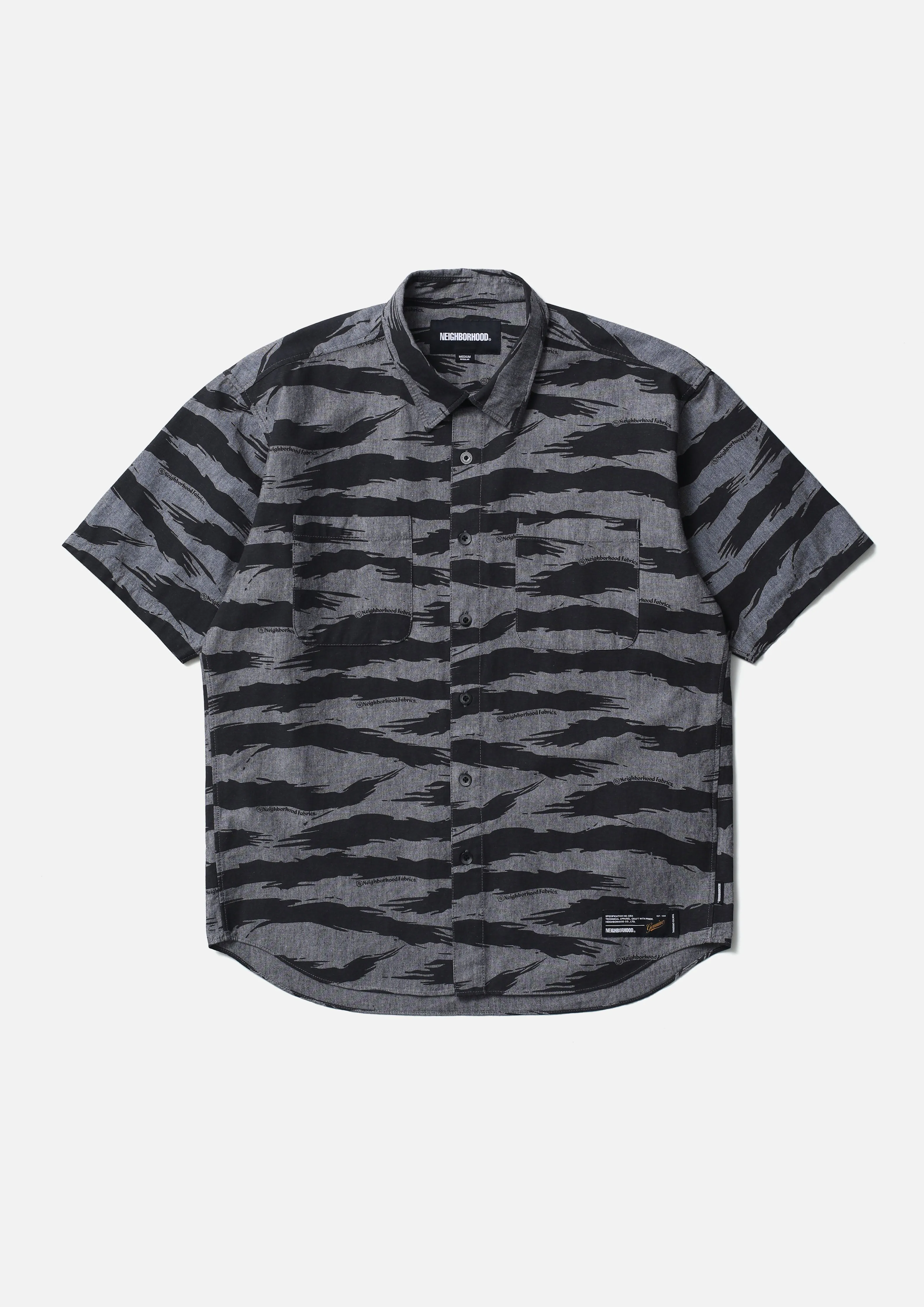 CAMO PATTERN CHAMBRAY SHIRT SS sold by Neighborhood product image thumbnail 2