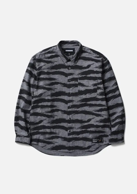 CAMO PATTERN CHAMBRAY SHIRT LS made by Neighborhood
