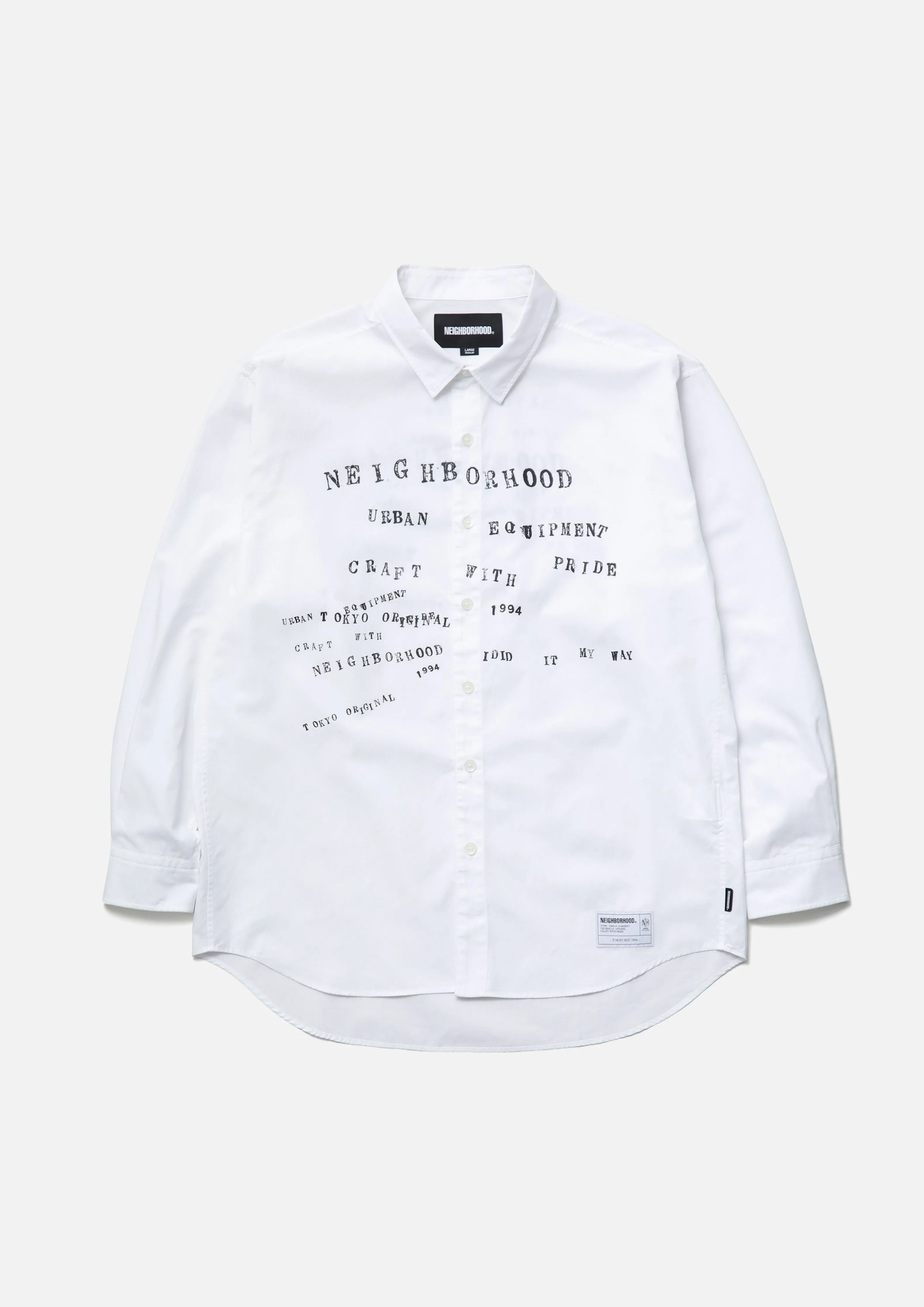 TYPOGRAPHIC SHIRT LS sold by Neighborhood product image thumbnail 2