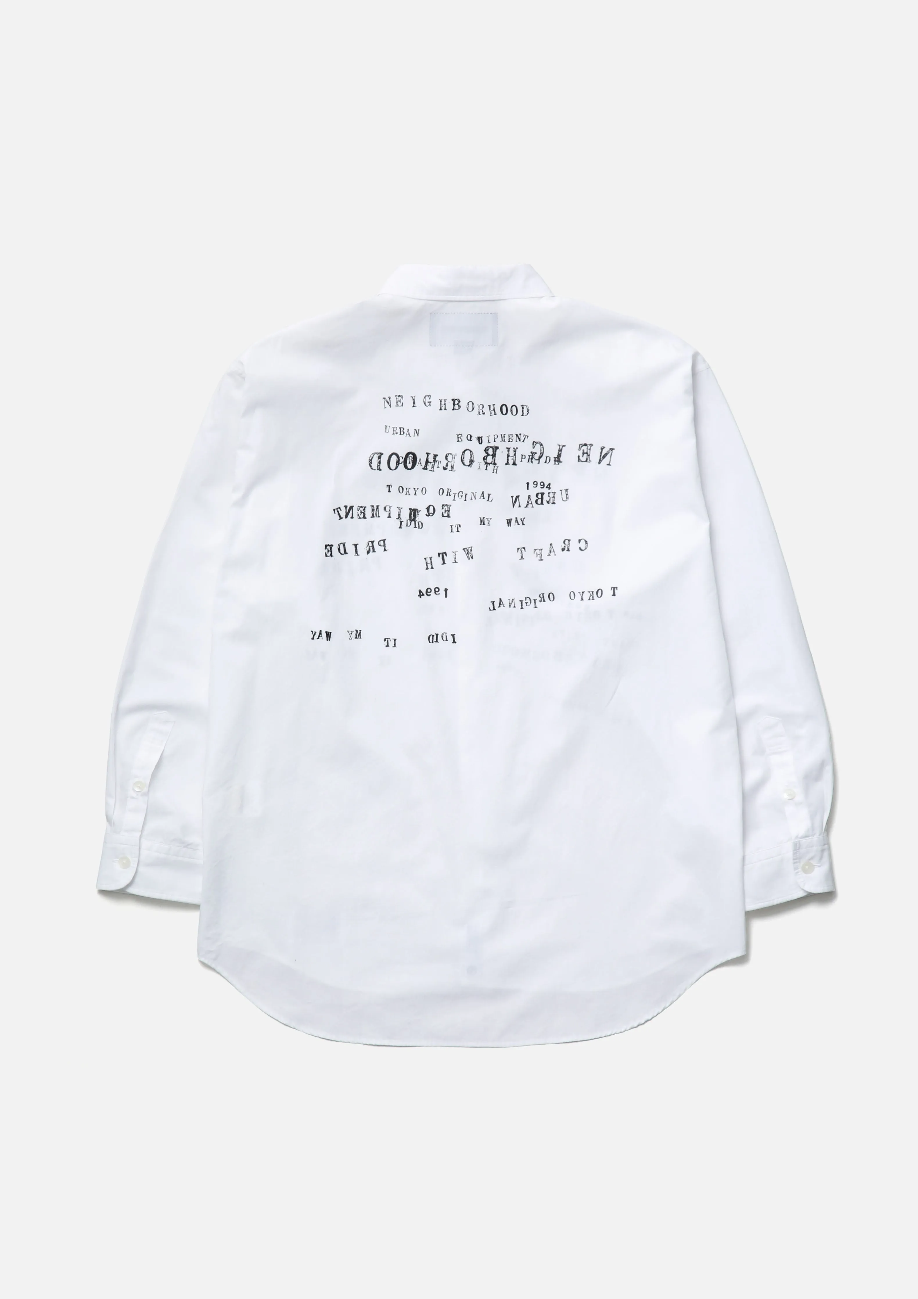 TYPOGRAPHIC SHIRT LS sold by Neighborhood product image thumbnail 4