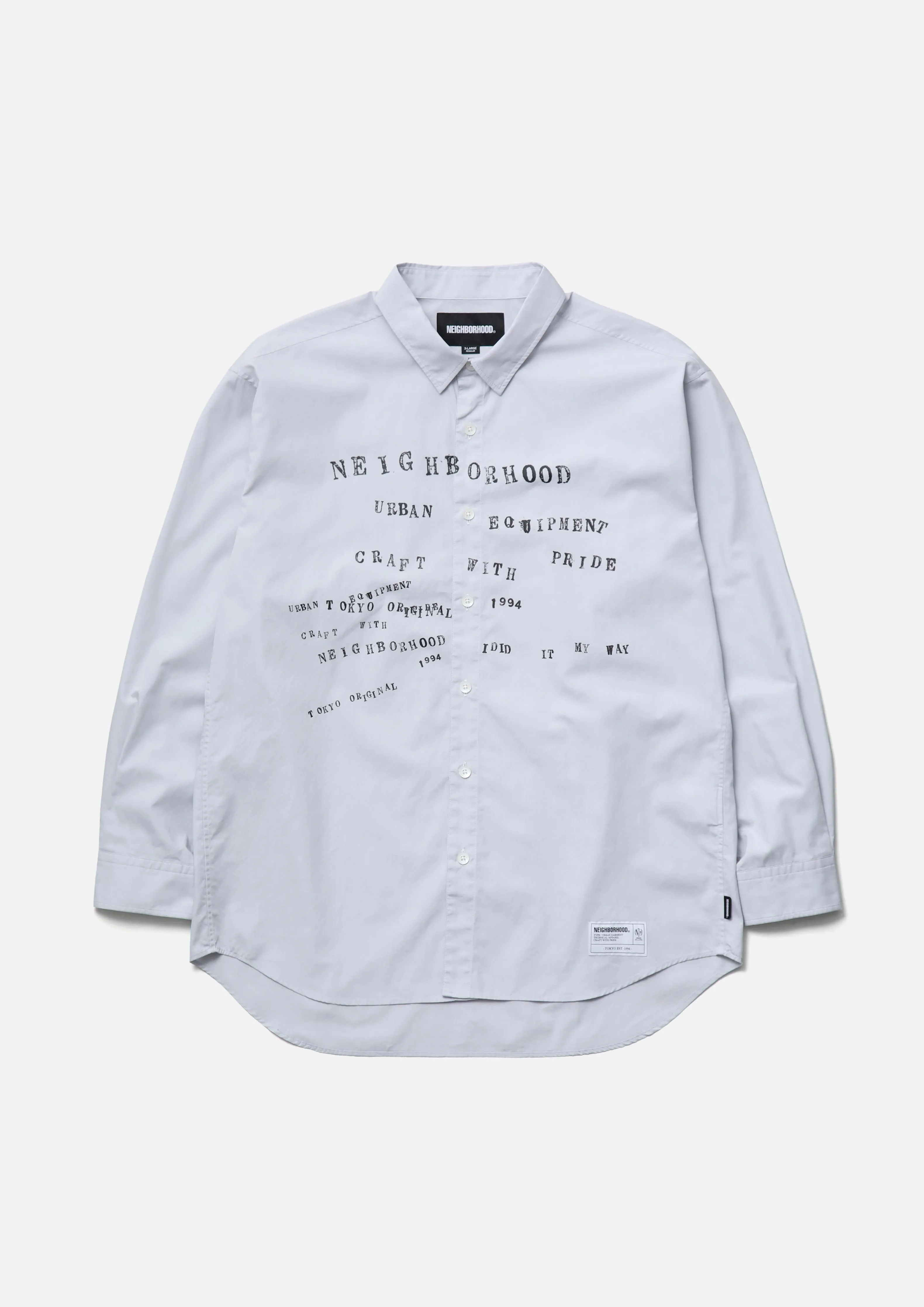 TYPOGRAPHIC SHIRT LS sold by Neighborhood product image thumbnail 3