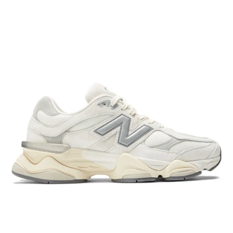 New Balance Unisex 9060 Sneakers - White/Grey (Size 5.5) sold by New Balance