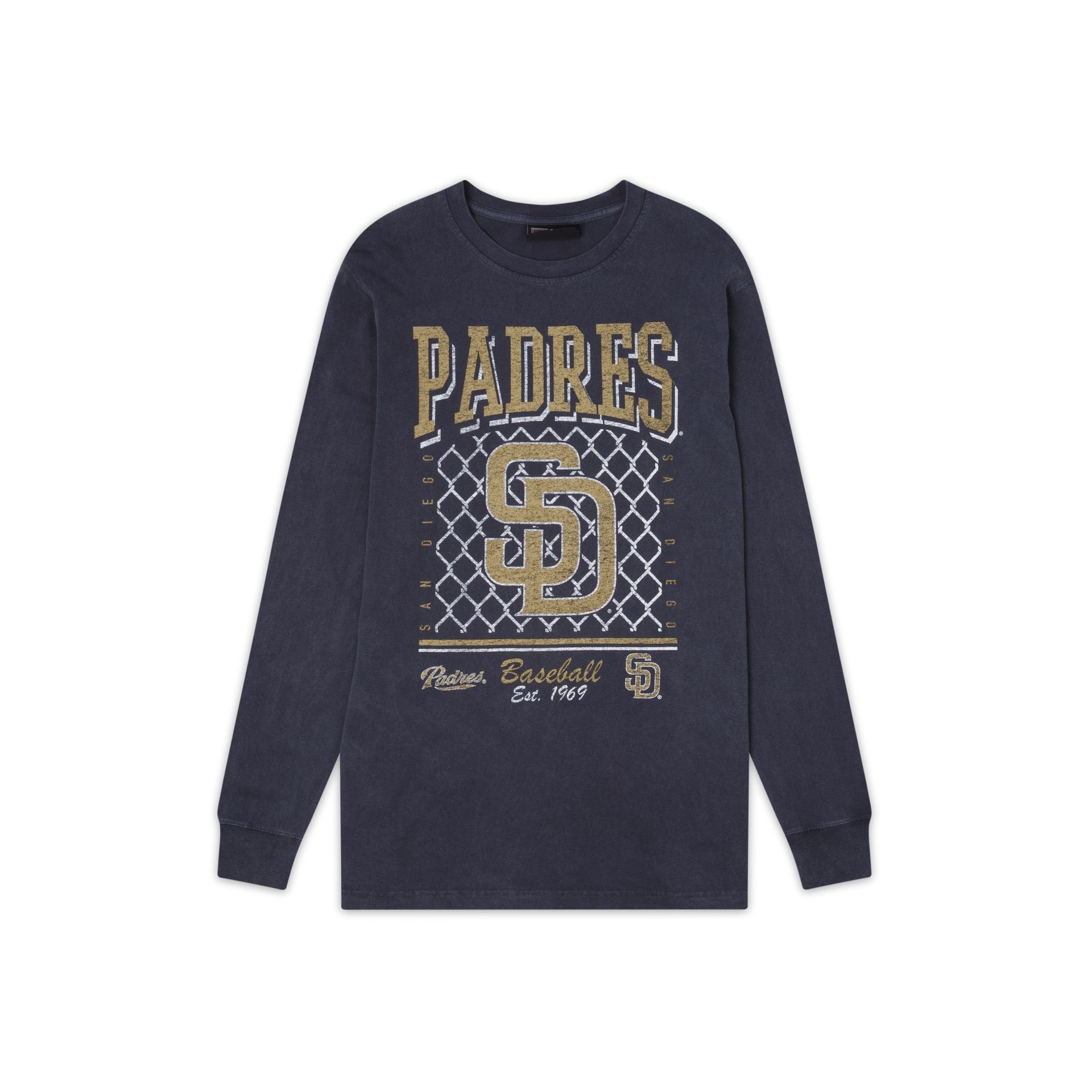 San Diego Padres Old School Sport Long Sleeve T-Shirt sold by New Era