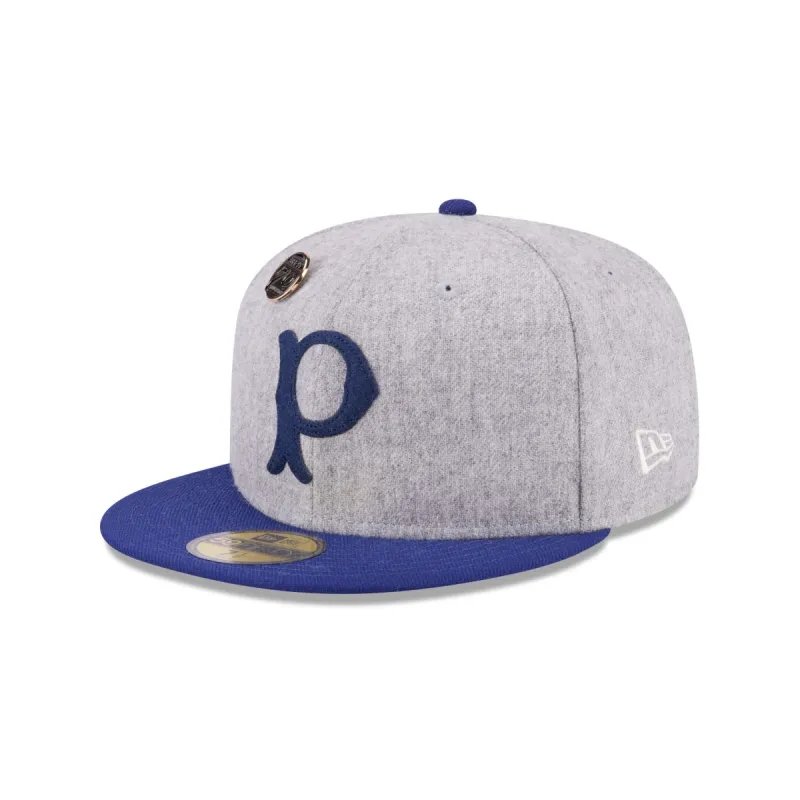 Pittsburgh Pirates 70th Anniversary Gray 59FIFTY Fitted Hat sold by New Era