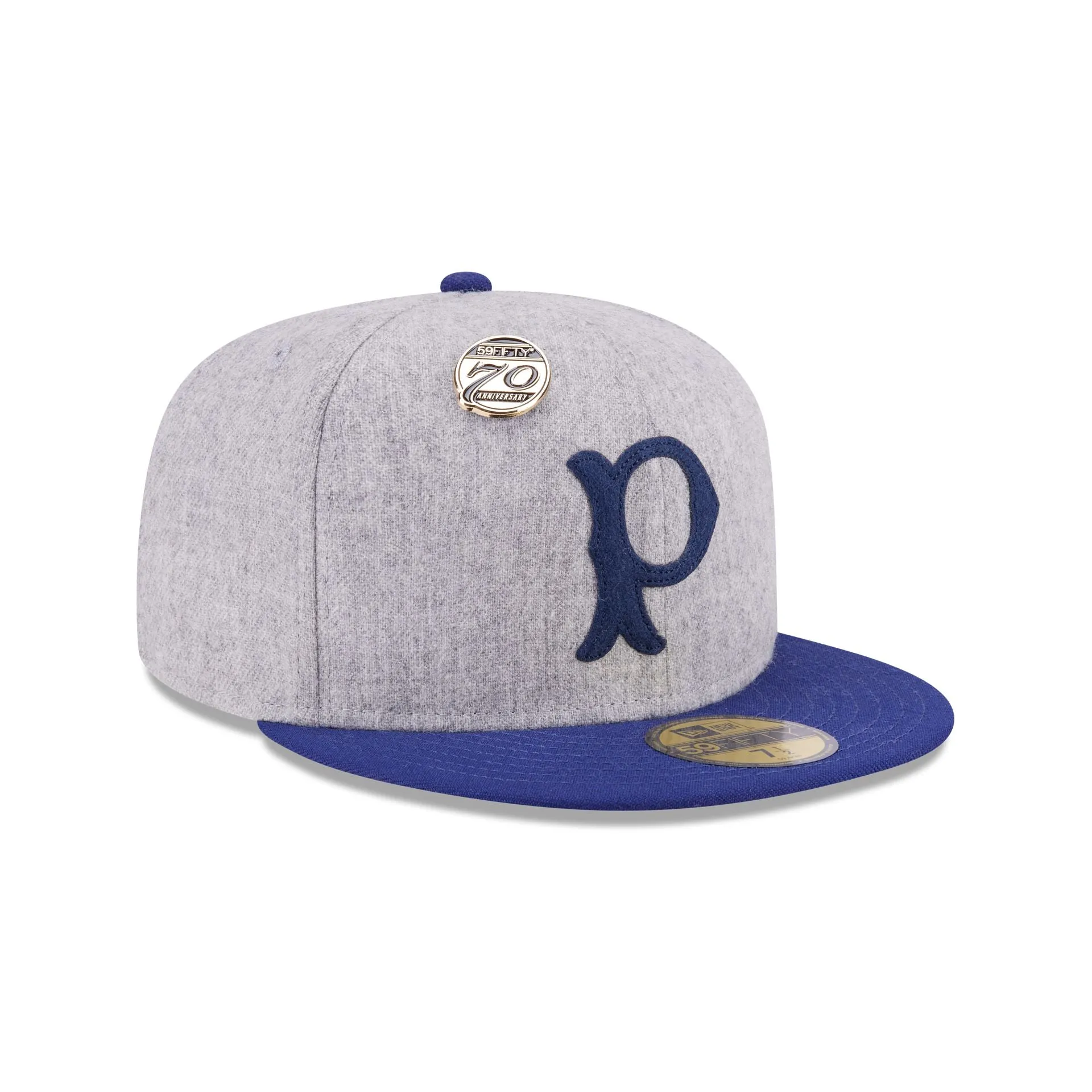 Pittsburgh Pirates 70th Anniversary Gray 59FIFTY Fitted Hat sold by New Era product image thumbnail 3