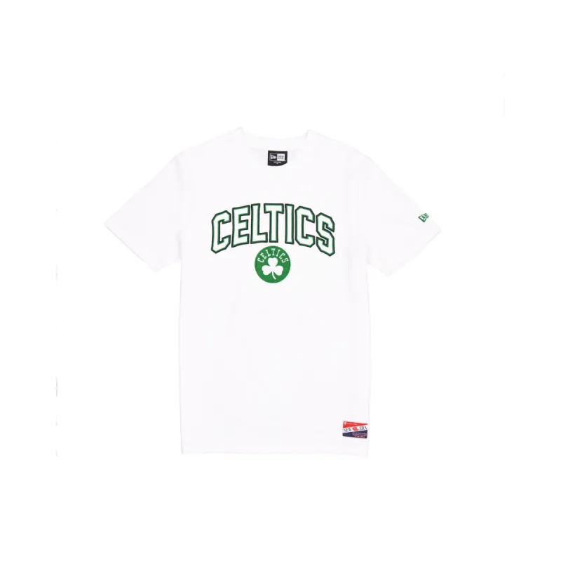 Boston Celtics Throwback White T-Shirt sold by New Era