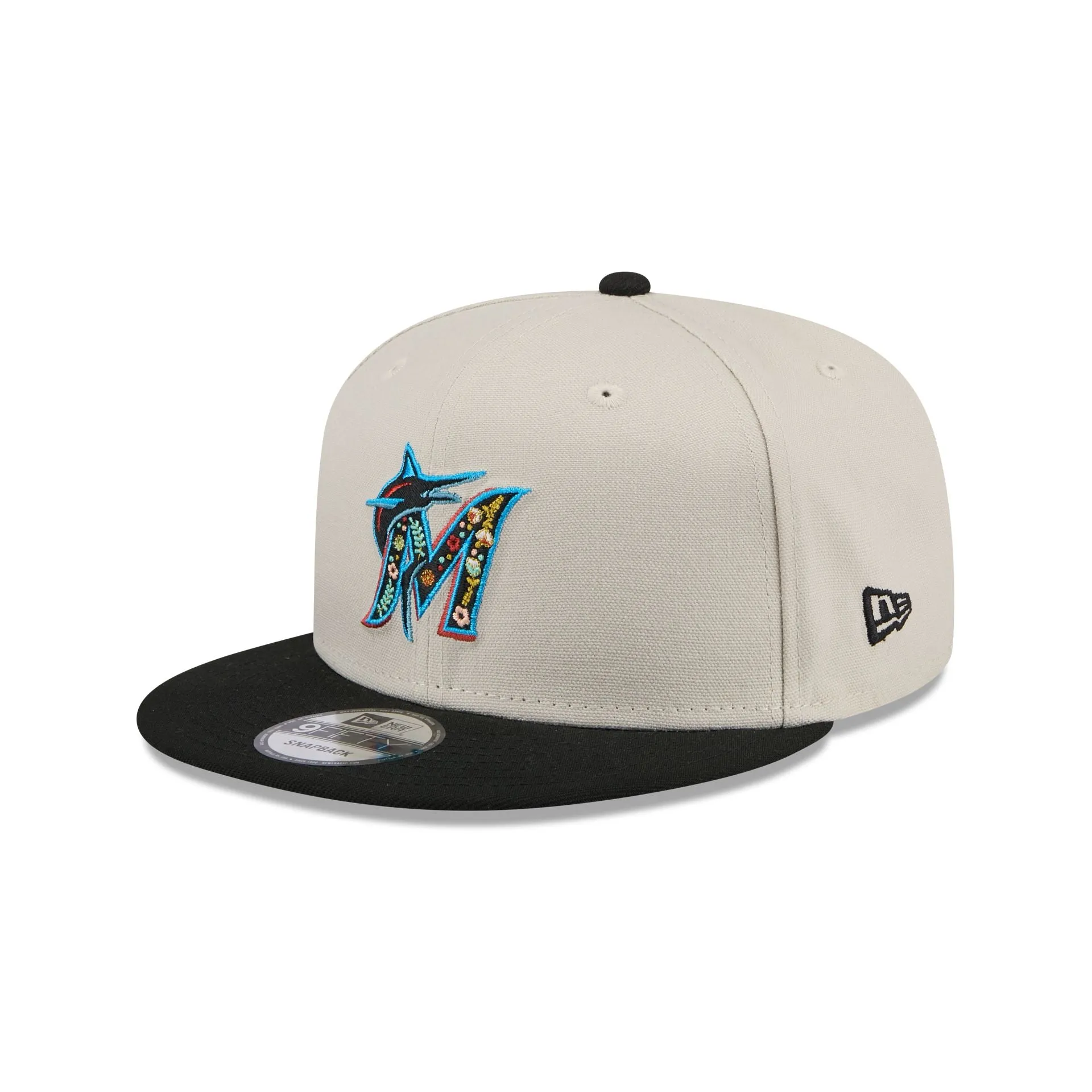 Miami Marlins Floral Fill 9FIFTY Snapback Hat sold by New Era product image thumbnail 3