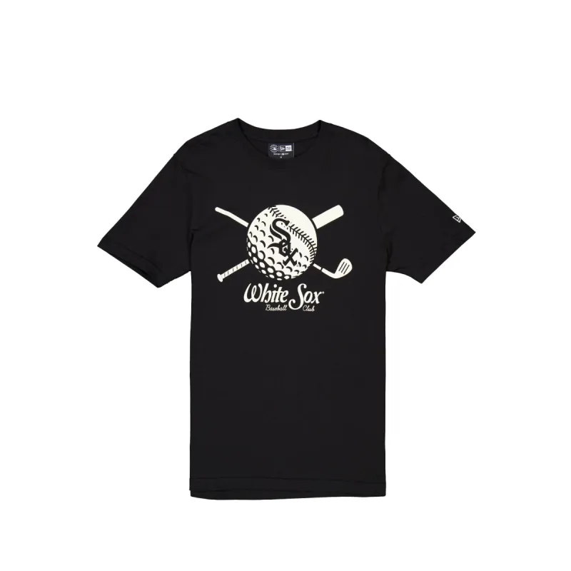 Chicago White Sox Fairway Black T-Shirt sold by New Era