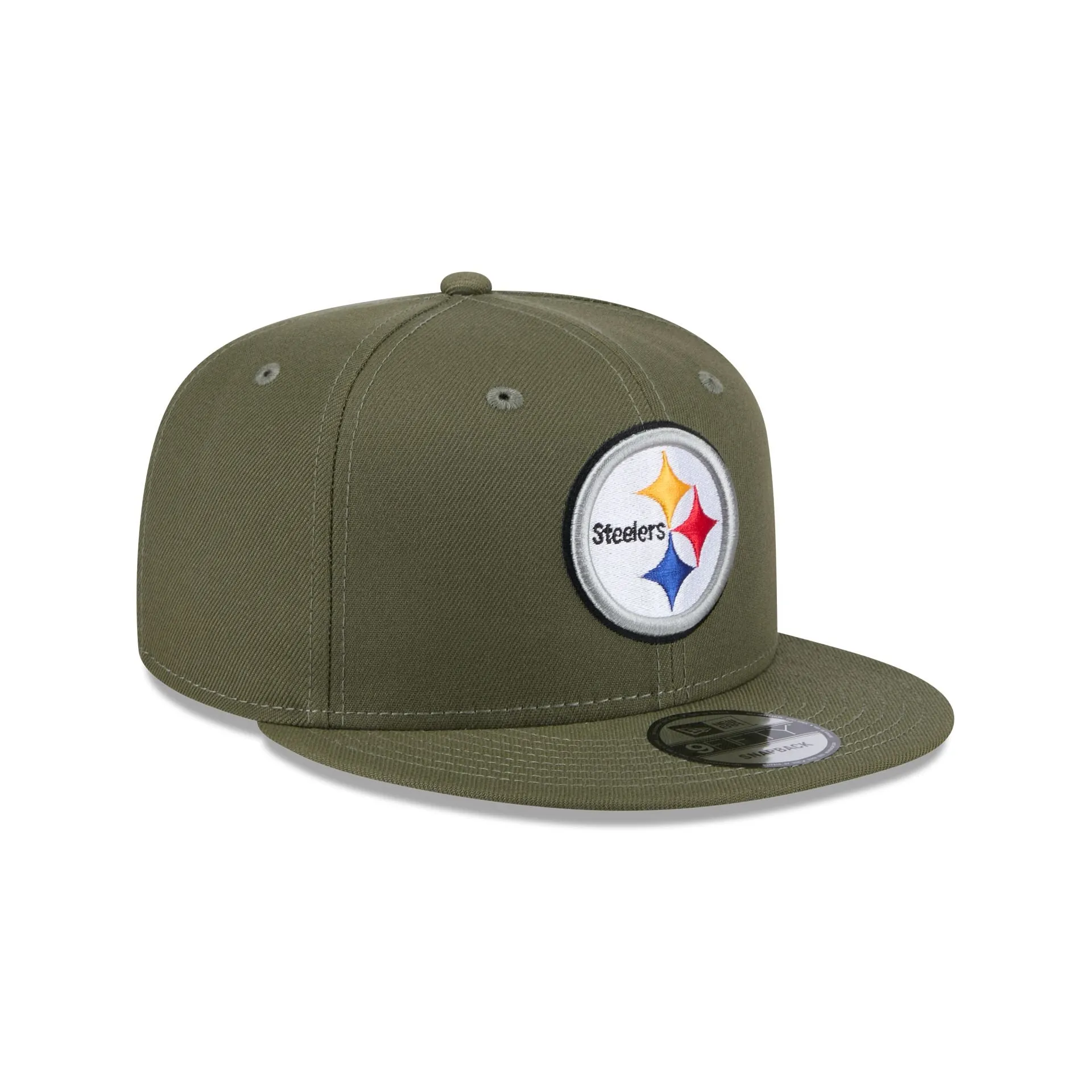 Pittsburgh Steelers Olive 9FIFTY Snapback Hat sold by New Era product image thumbnail 3