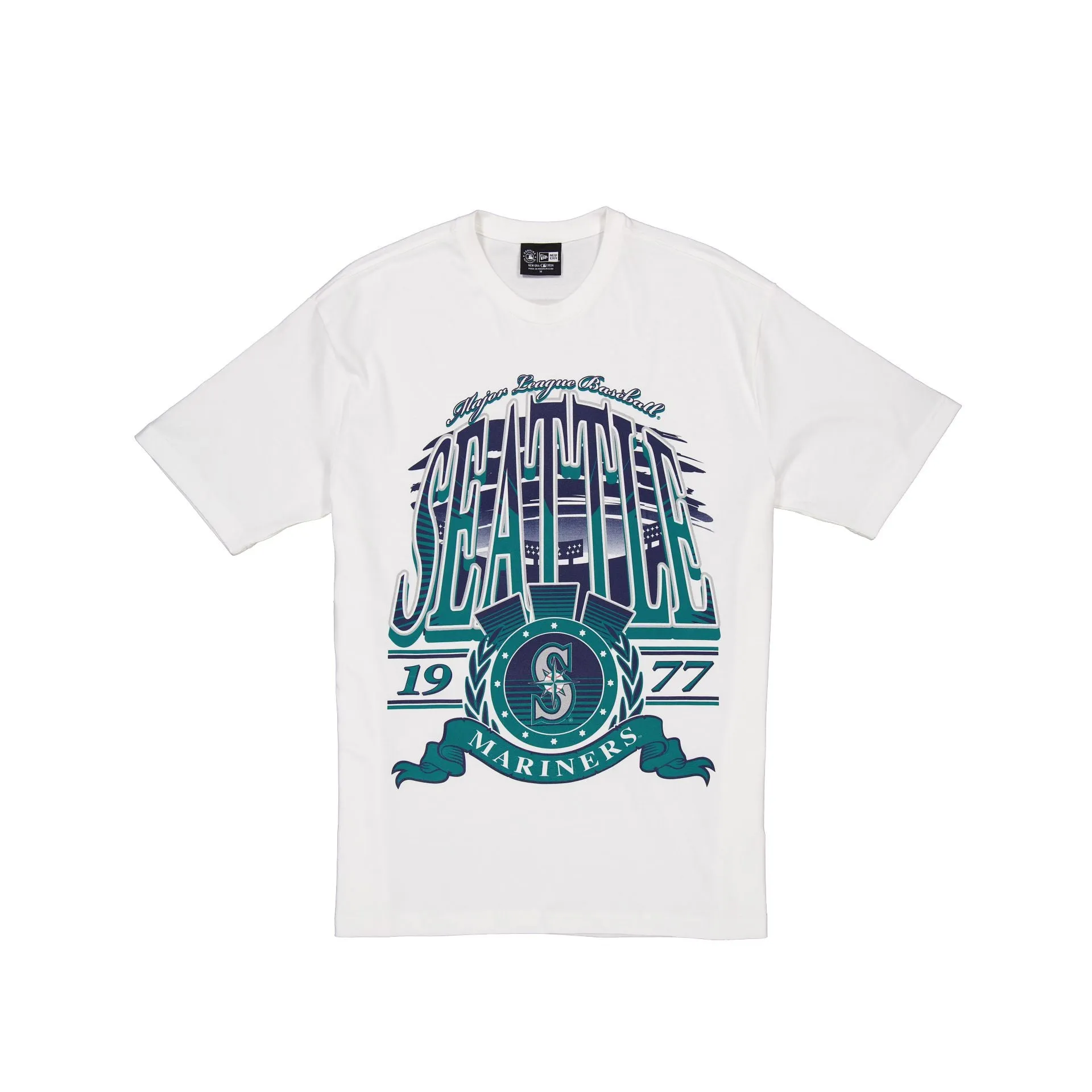 Seattle Mariners Sport Classics White T-Shirt sold by New Era