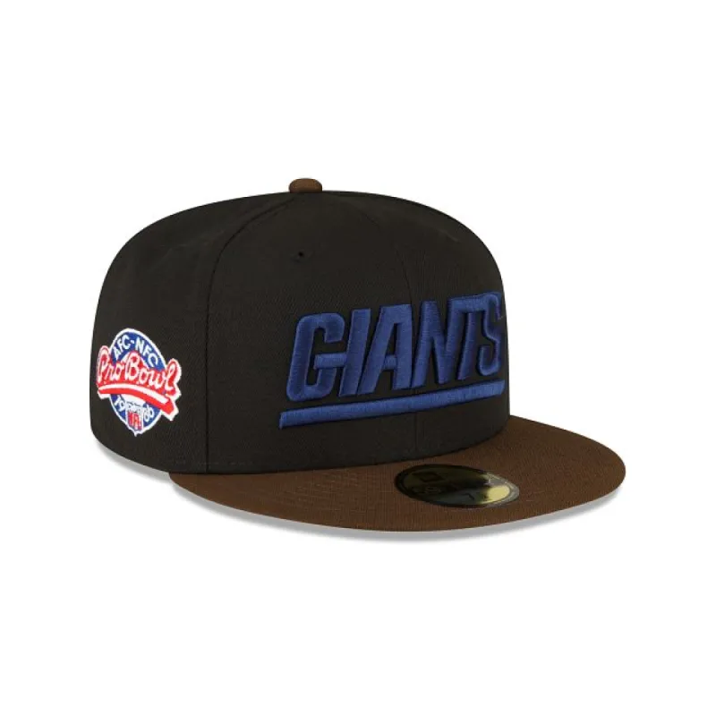 New York Giants Black Walnut 59FIFTY Fitted Hat sold by New Era