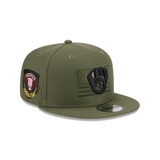 Milwaukee Brewers Armed Forces Day 2023 9FIFTY Snapback Hat sold by New Era