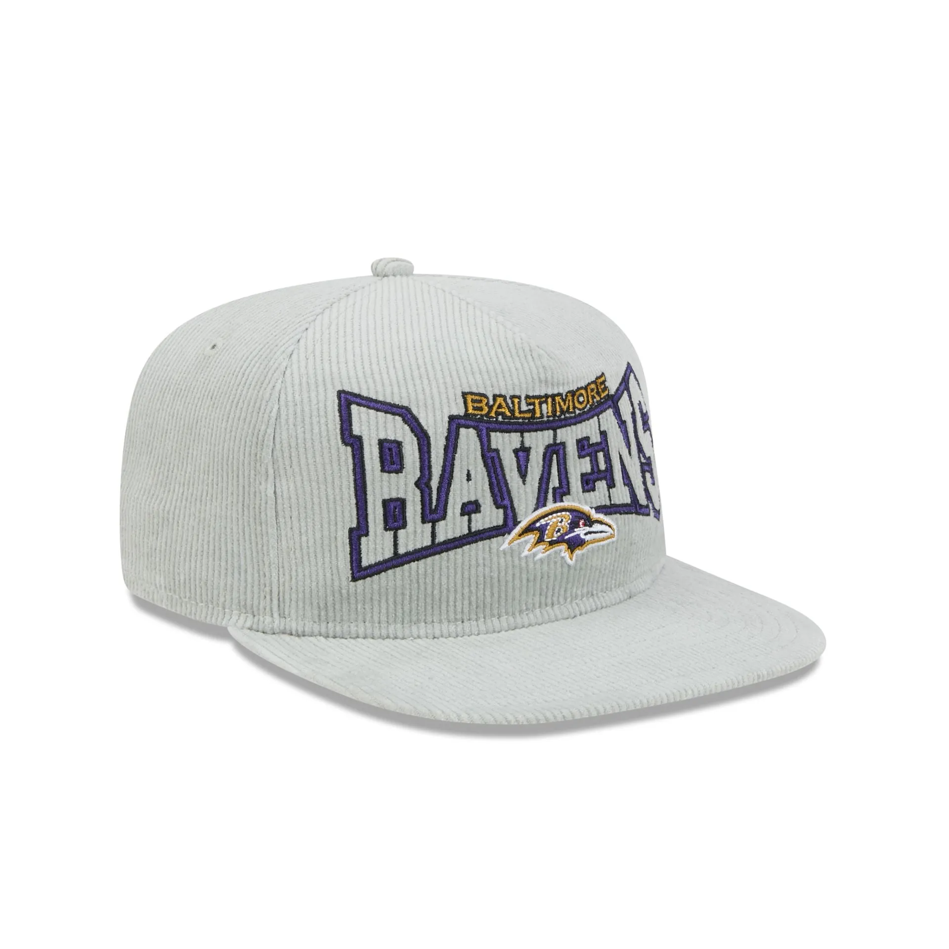 Baltimore Ravens Gray Cord Golfer Hat sold by New Era product image thumbnail 3