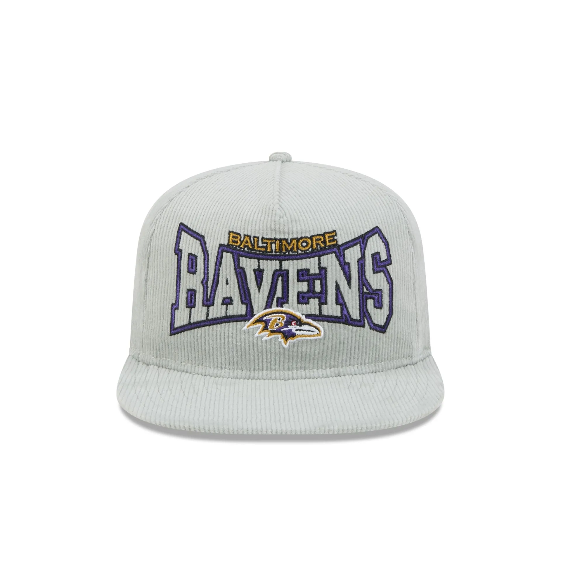 Baltimore Ravens Gray Cord Golfer Hat sold by New Era product image thumbnail 2
