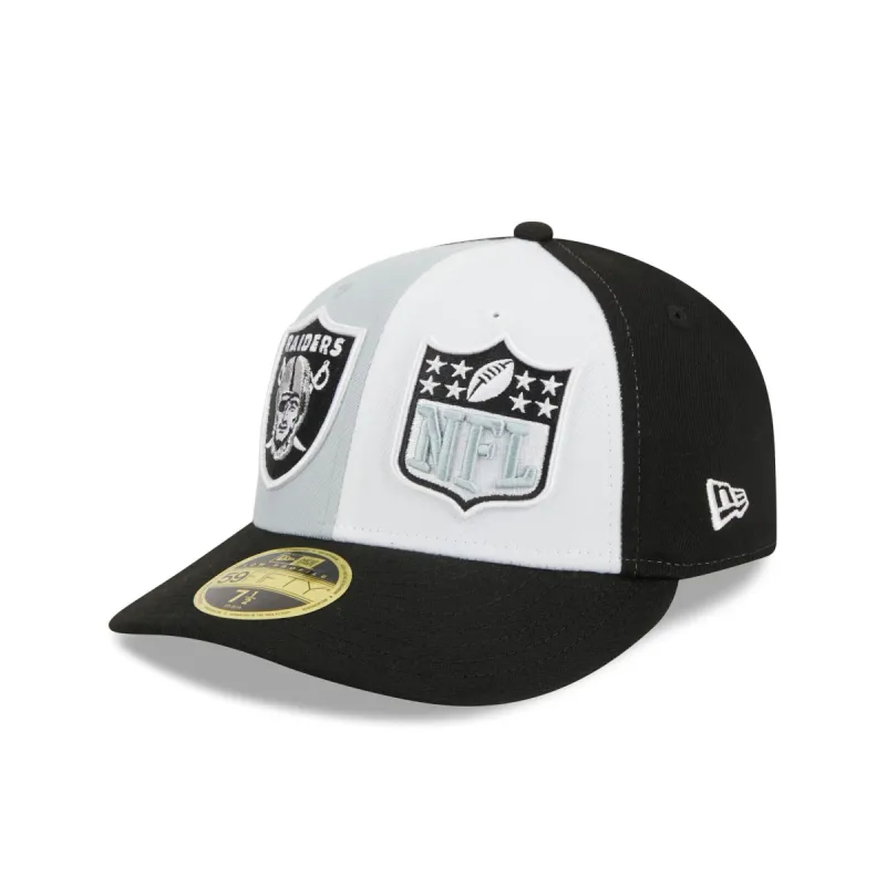 Las Vegas Raiders 2023 Sideline Low Profile 59FIFTY Fitted Hat sold by New Era