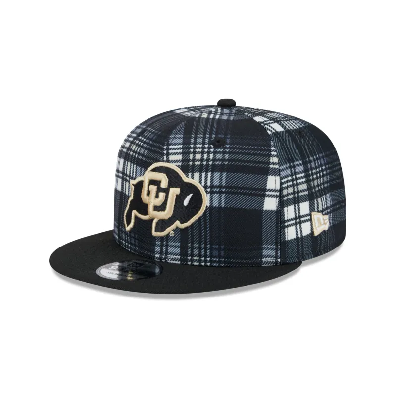 Colorado Buffaloes Plaid 9FIFTY Snapback Hat sold by New Era
