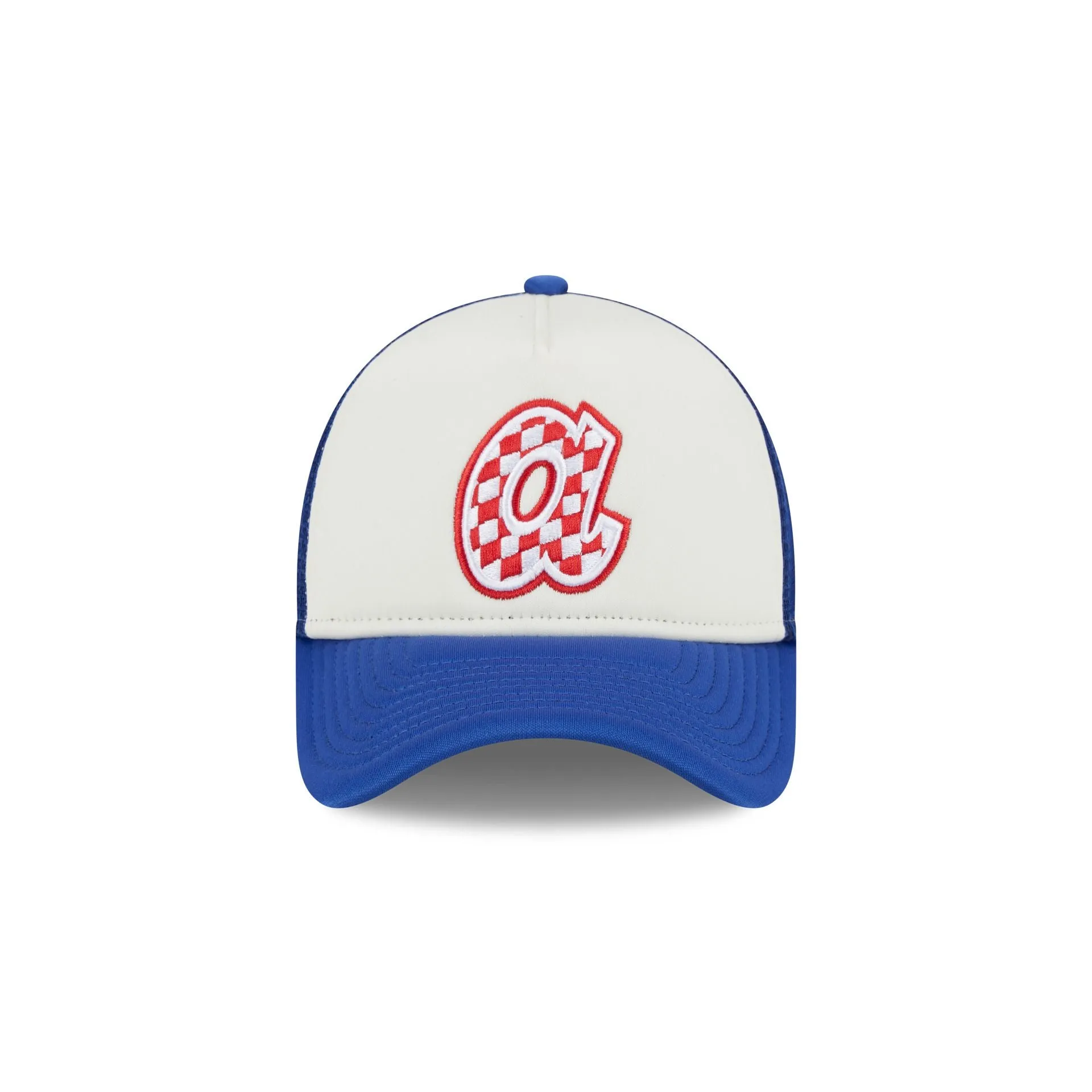 Atlanta Braves Checkered Flag 9FORTY A-Frame Trucker Hat sold by New Era product image thumbnail 2