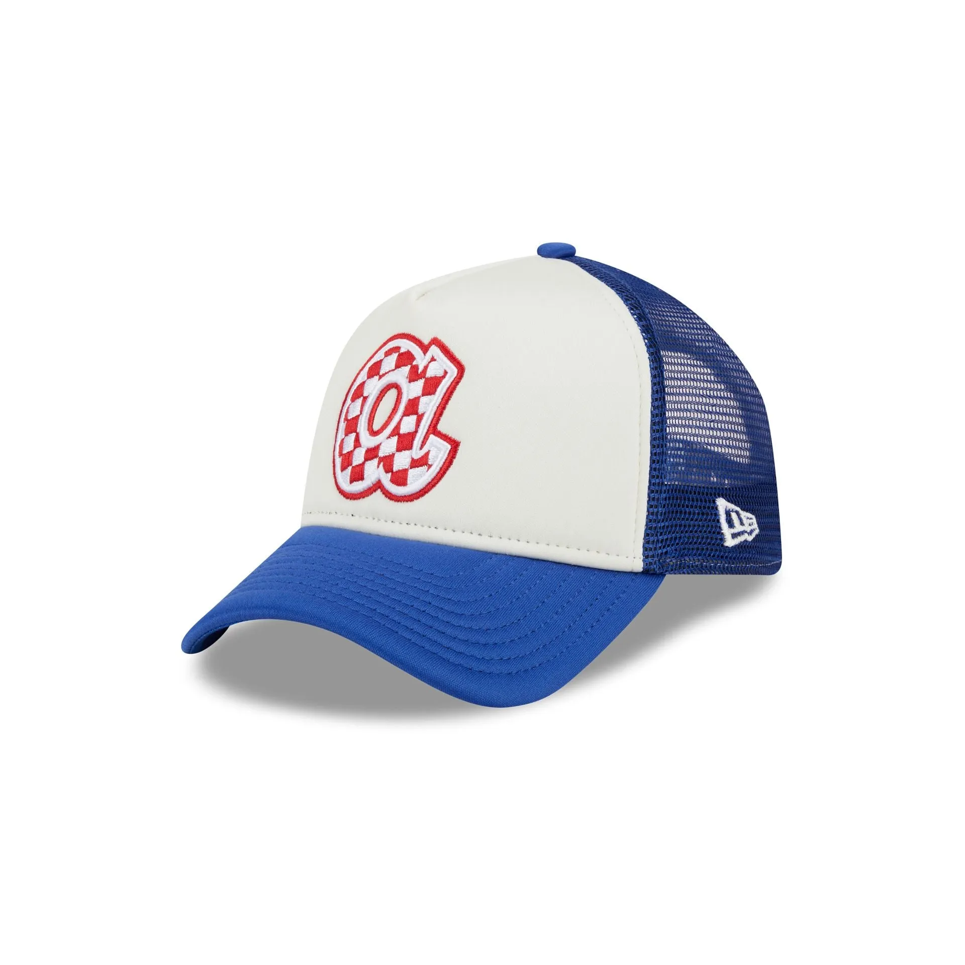 Atlanta Braves Checkered Flag 9FORTY A-Frame Trucker Hat sold by New Era product image thumbnail 3