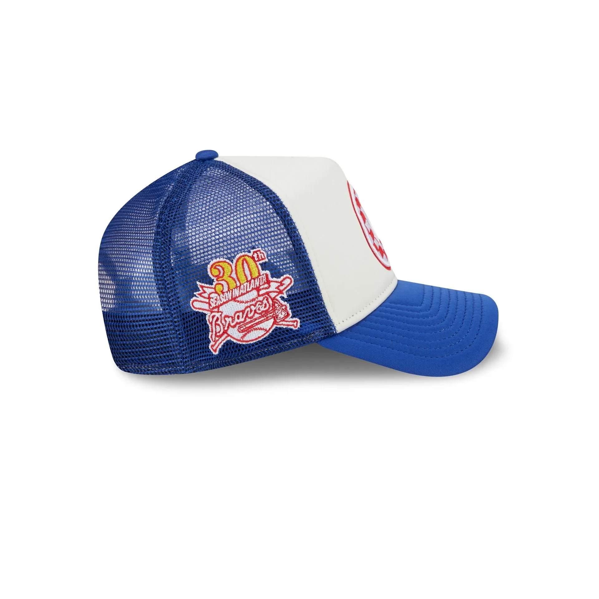 Atlanta Braves Checkered Flag 9FORTY A-Frame Trucker Hat sold by New Era product image thumbnail 4