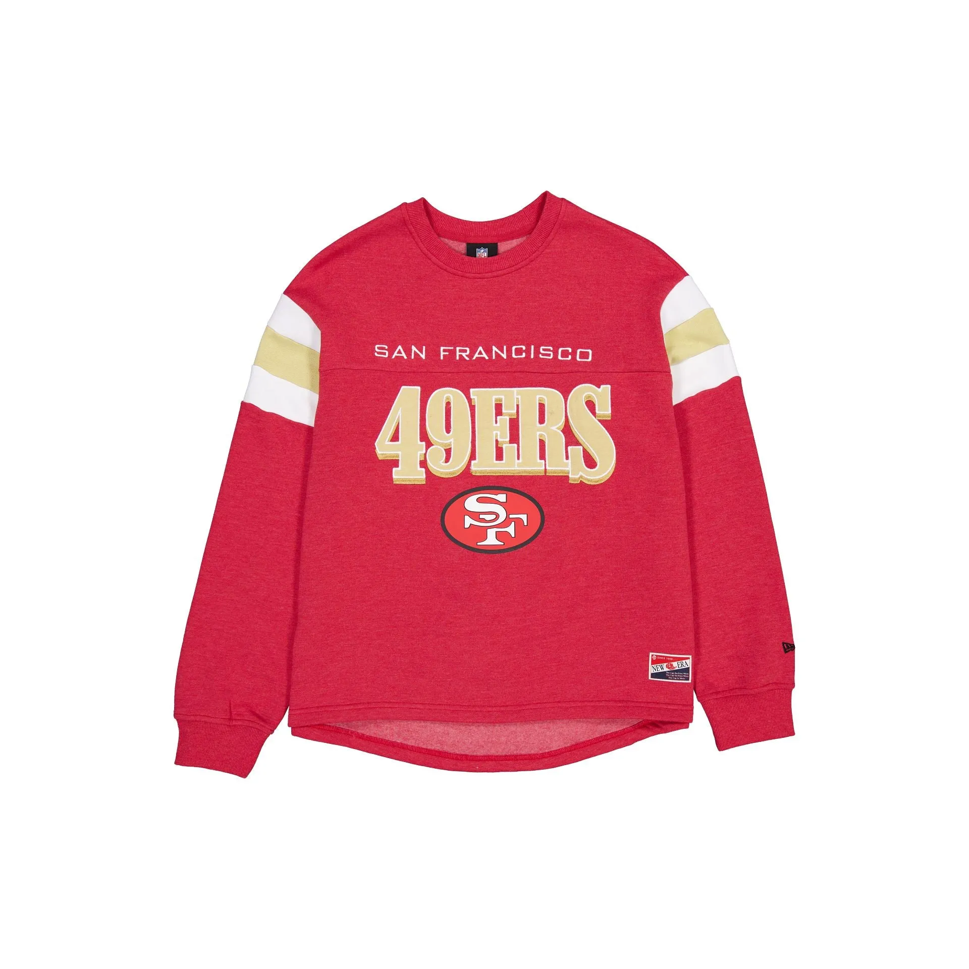 San Francisco 49ers Throwback Women's Crewneck sold by New Era