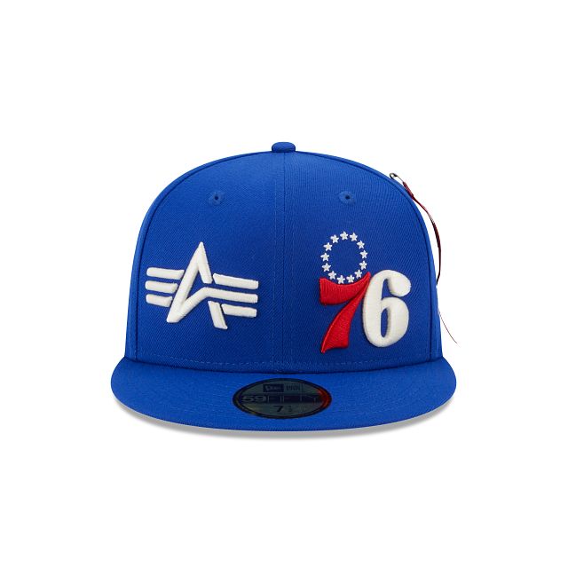 Alpha Industries X Philadelphia 76ers Dual Logo 59FIFTY Fitted Hat sold by New Era product image thumbnail 2