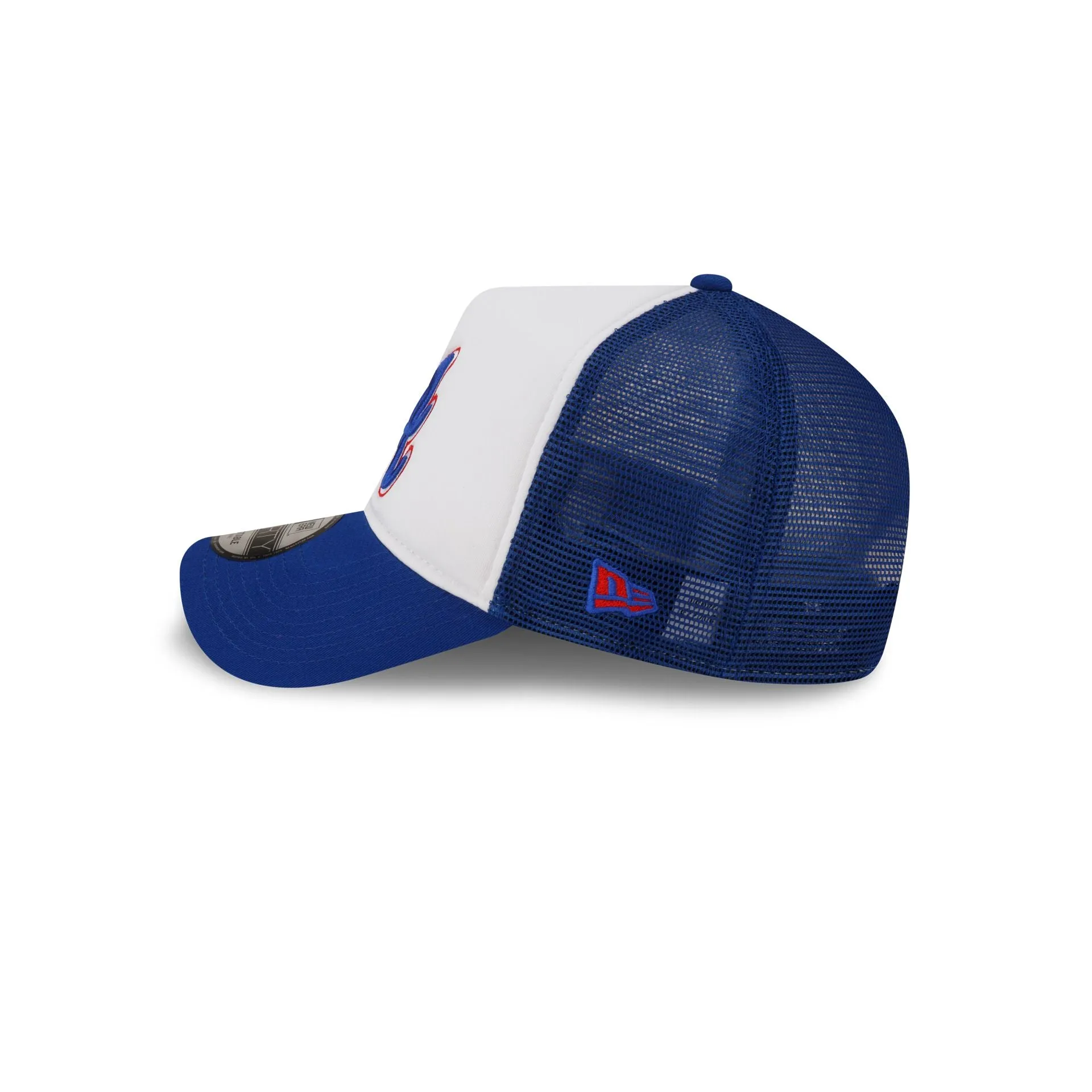 Atlanta Braves White Crown 9FORTY A-Frame Trucker Hat sold by New Era product image thumbnail 4