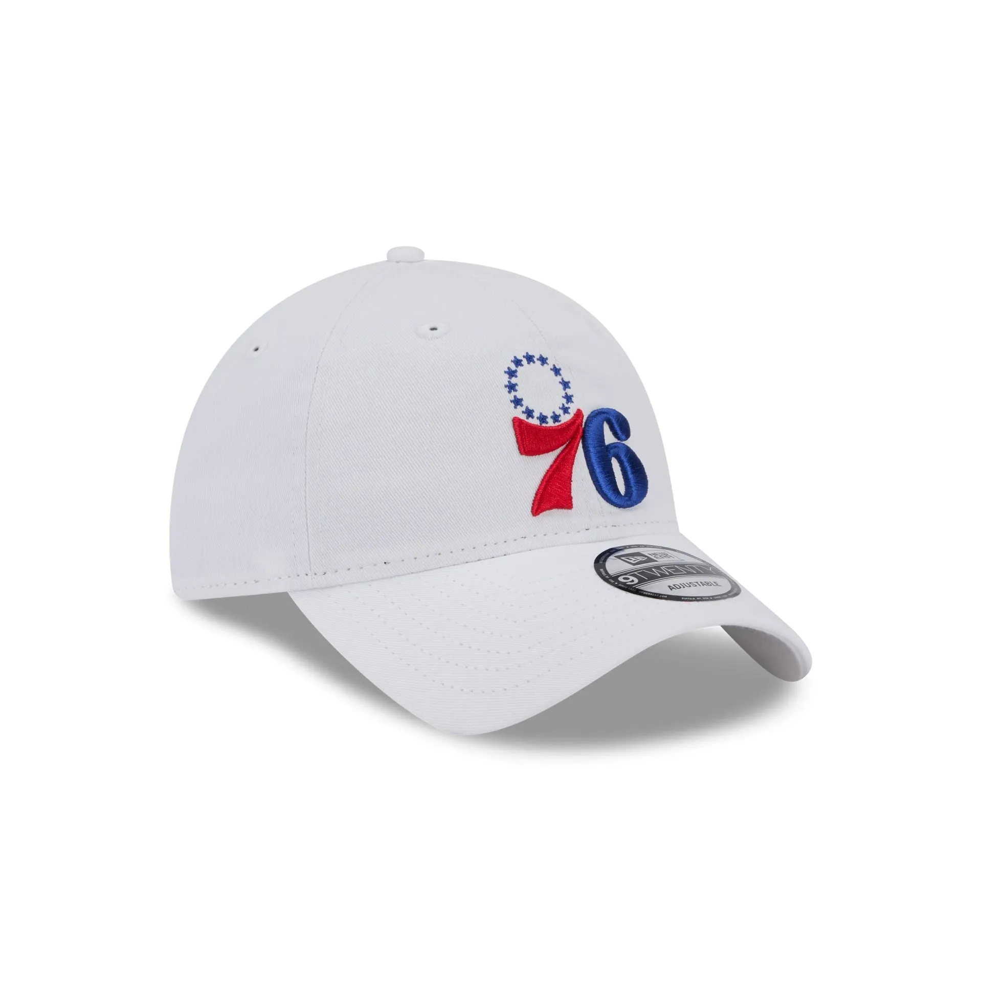 Philadelphia 76ers White 9TWENTY Adjustable Hat sold by New Era product image thumbnail 3