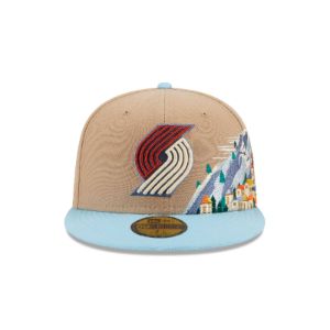 Portland Trail Blazers Snowcapped 59FIFTY Fitted Hat sold by New Era