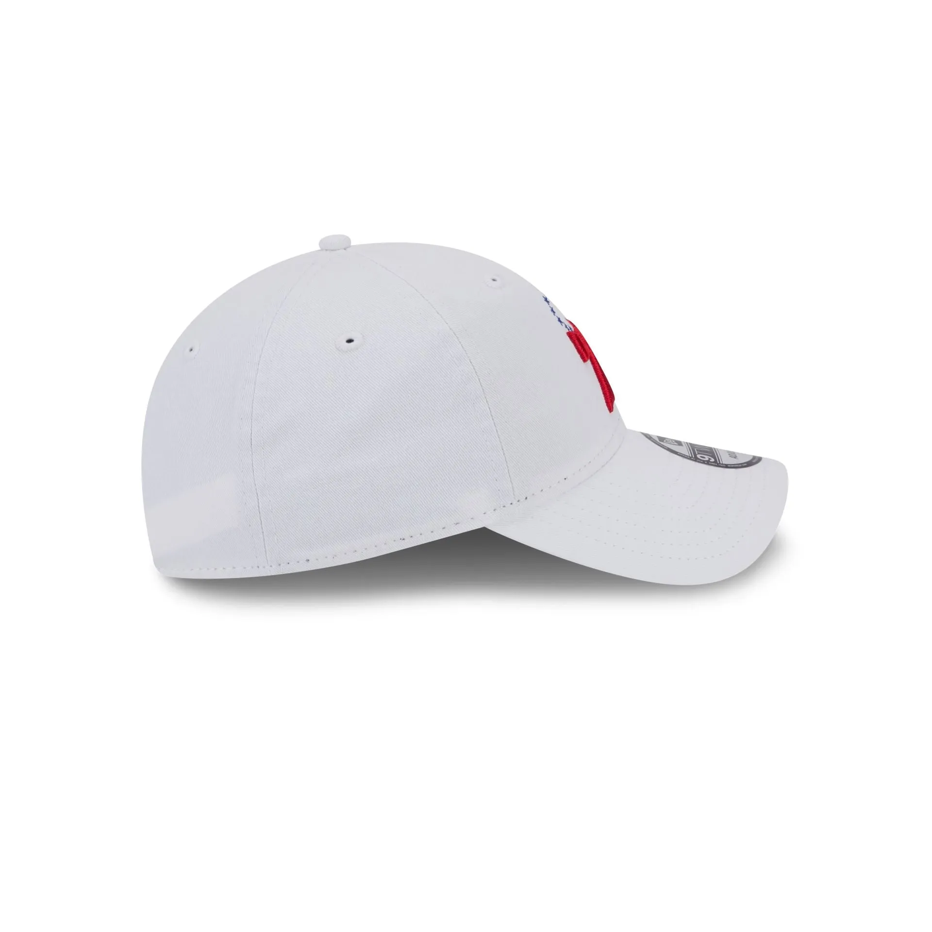 Philadelphia 76ers White 9TWENTY Adjustable Hat sold by New Era product image thumbnail 5
